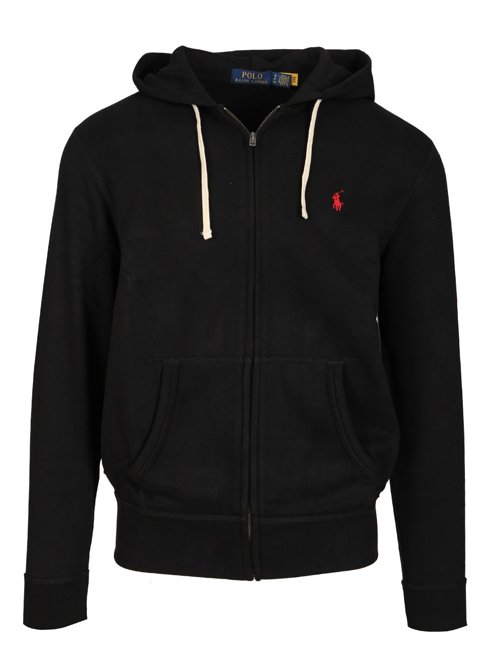 Ralph Lauren Cotton Blend Hoodie In Black