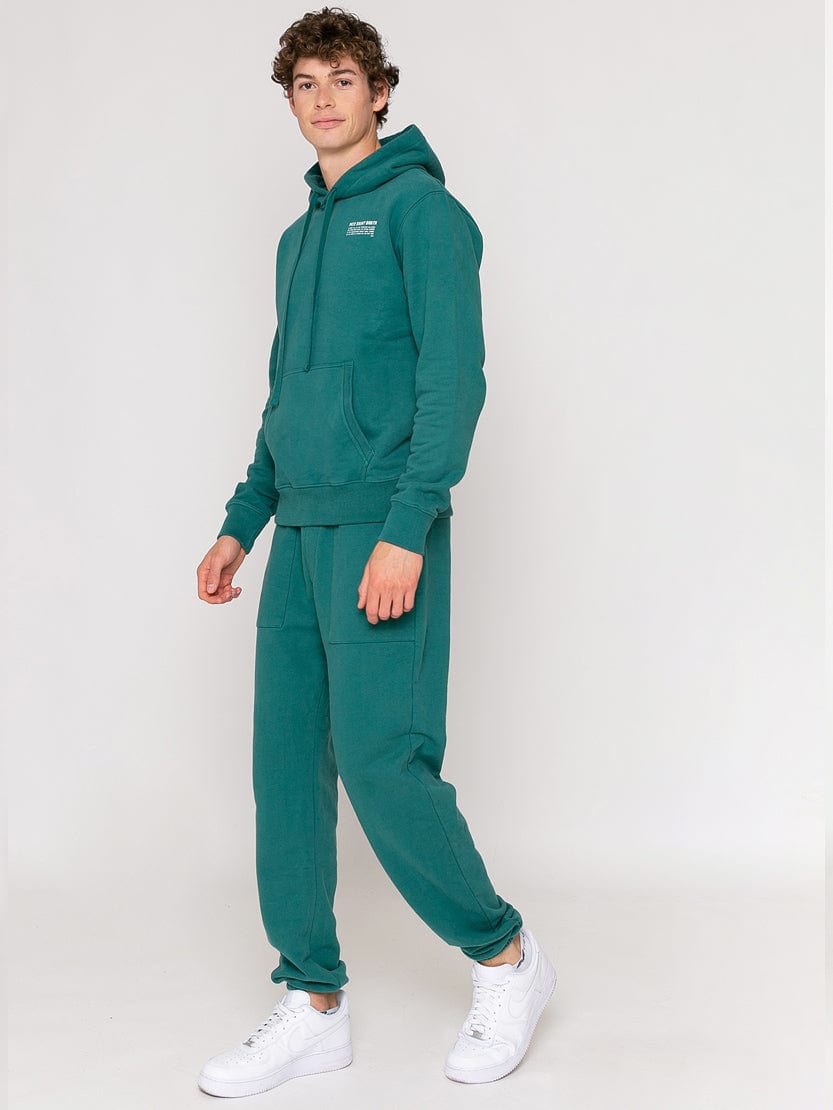 Shop Mc2 Saint Barth Green Track Pants Pantone Special Edition