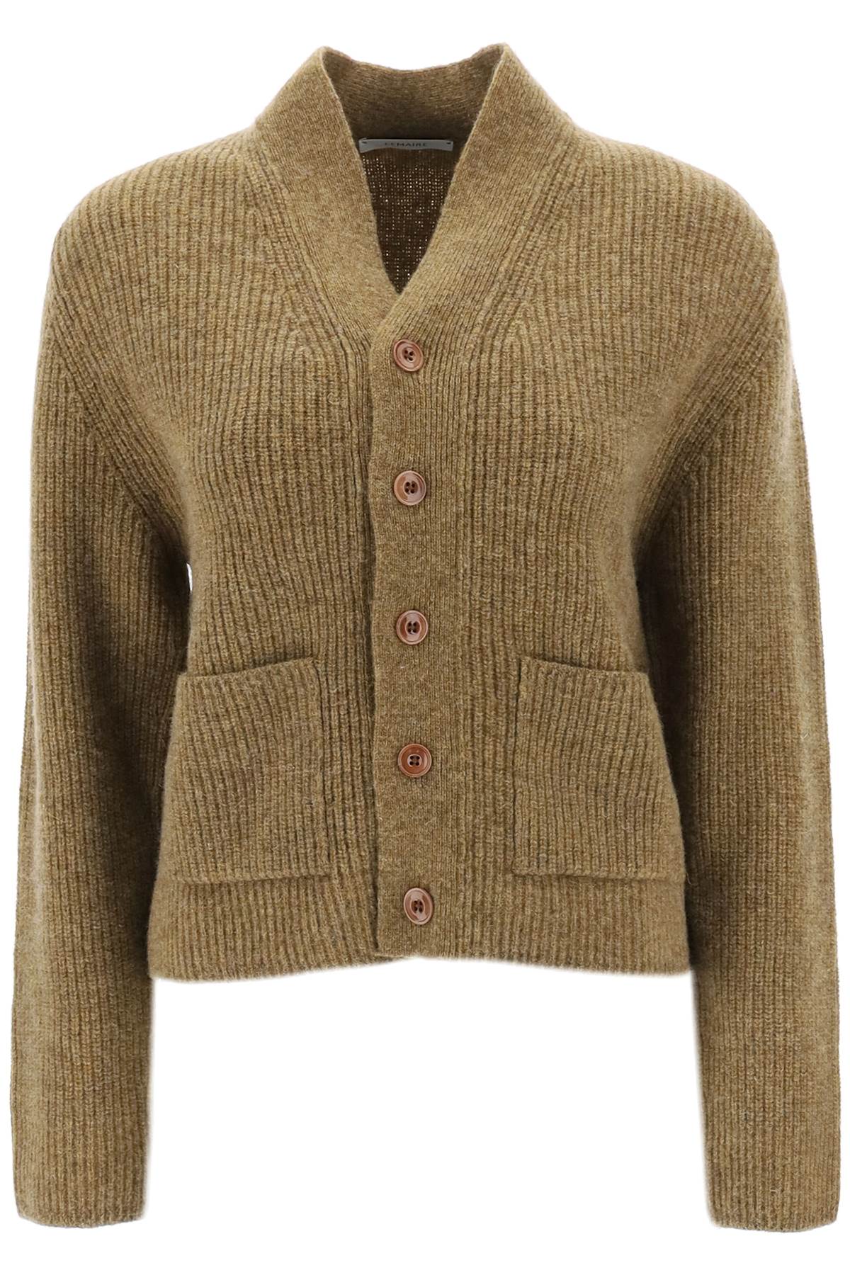 LEMAIRE CROPPED WOOL CARDIGAN