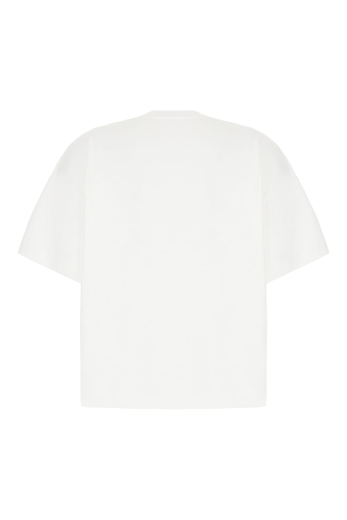 Alexander Mcqueen Timeless Crew Neck T-shirt With Short Sleeves In White