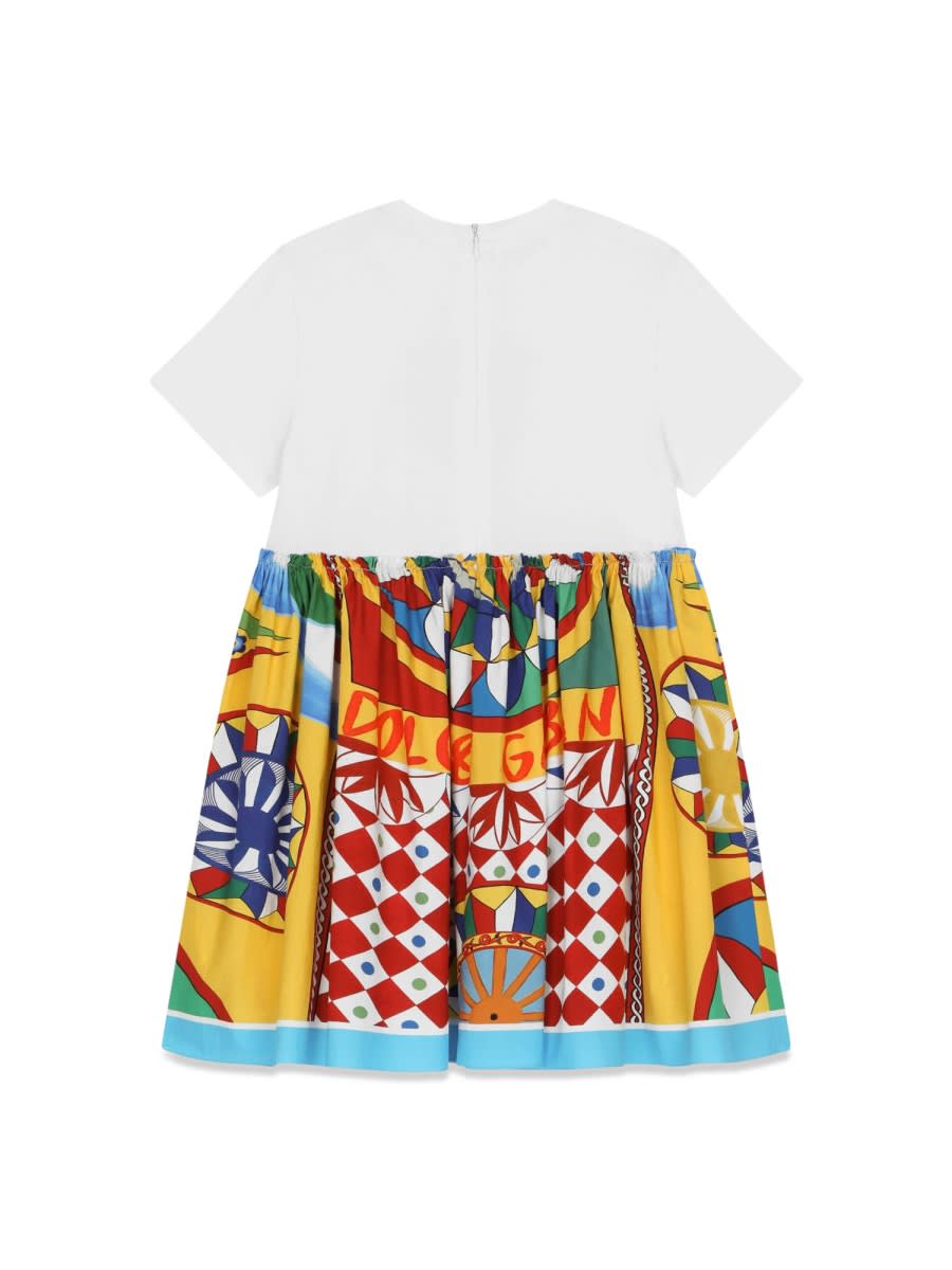 Shop Dolce & Gabbana Mc Cart Dress In Multicolour