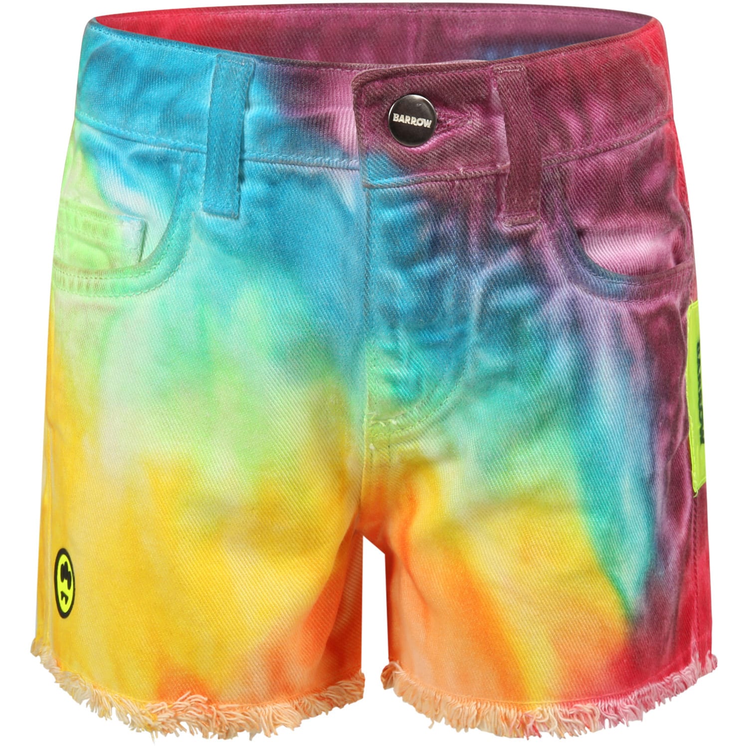Barrow Multicolor Shorts For Girl With Logo