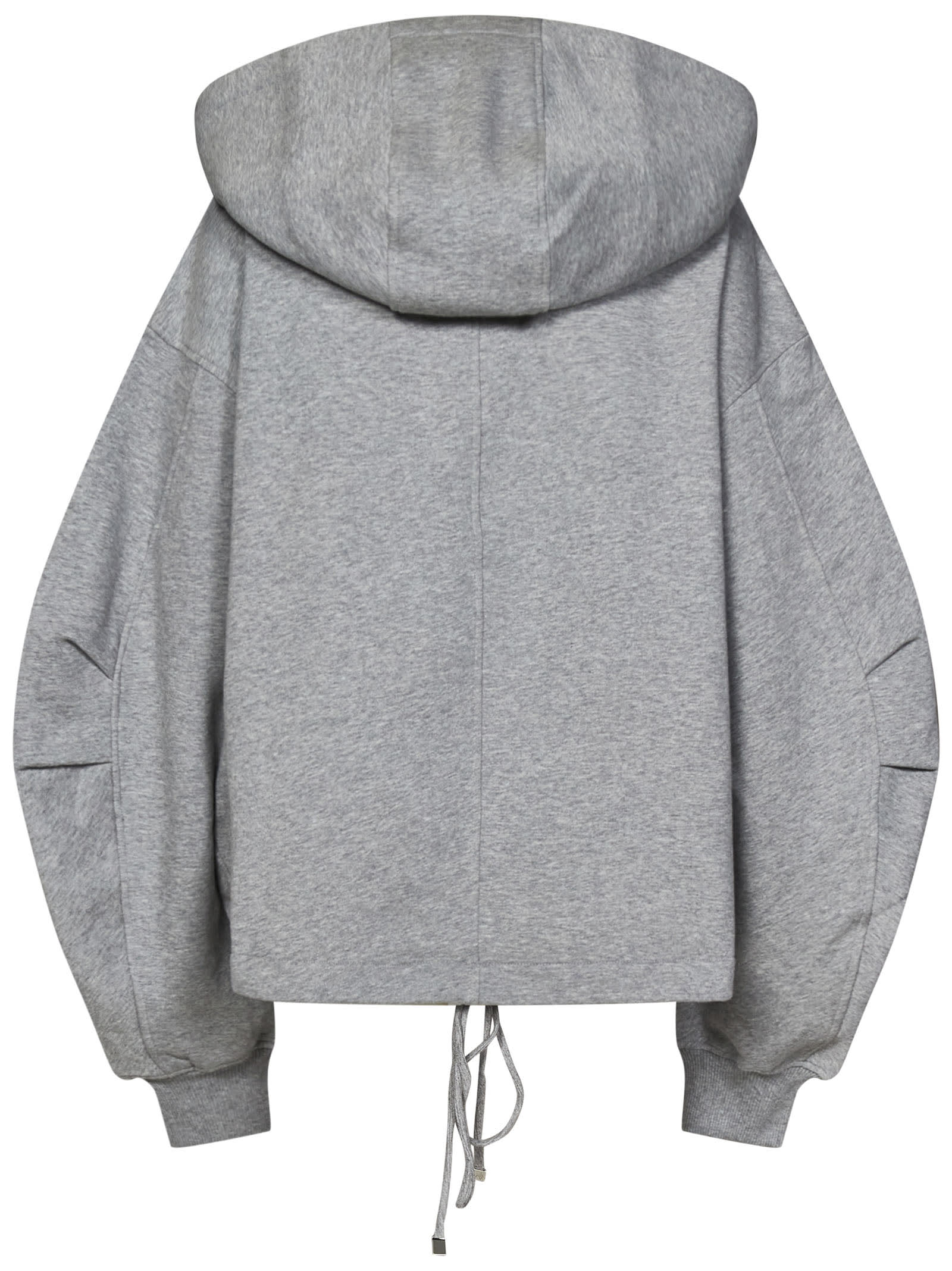 Shop Attico Sweatshirt In Grey