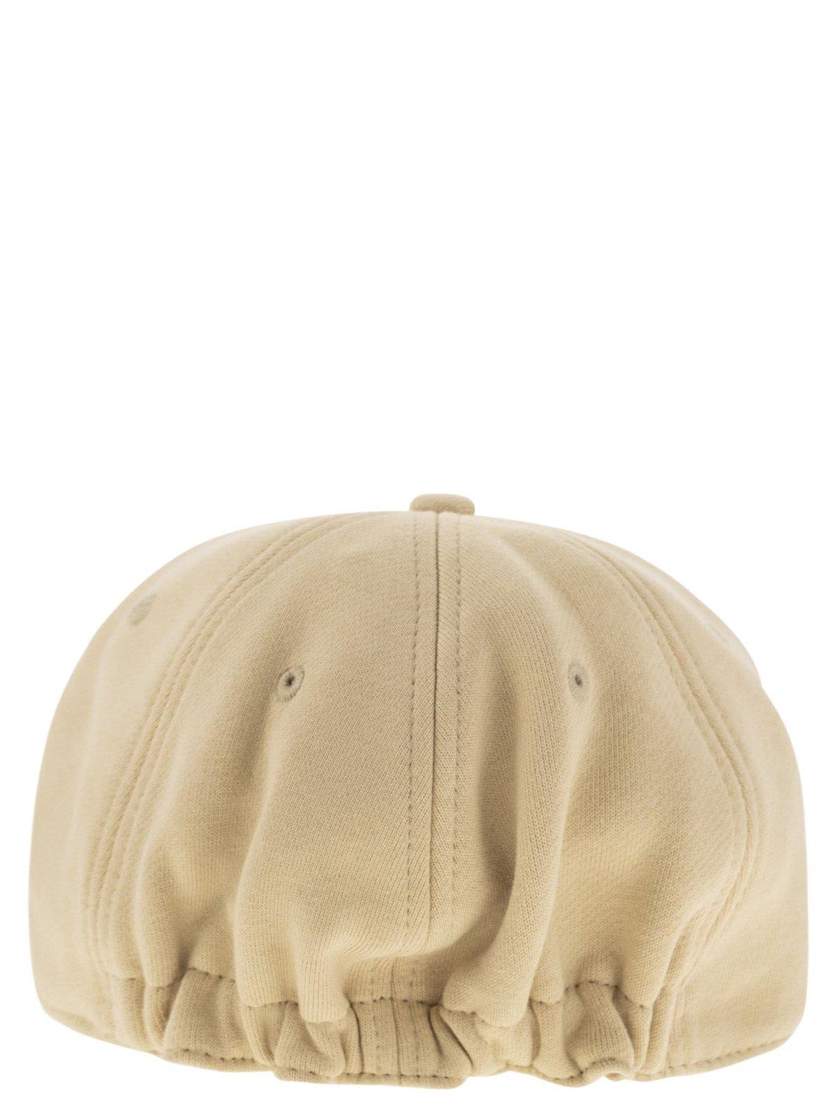Weekend Max Mara Alloro Plush Baseball Cap In Neutral