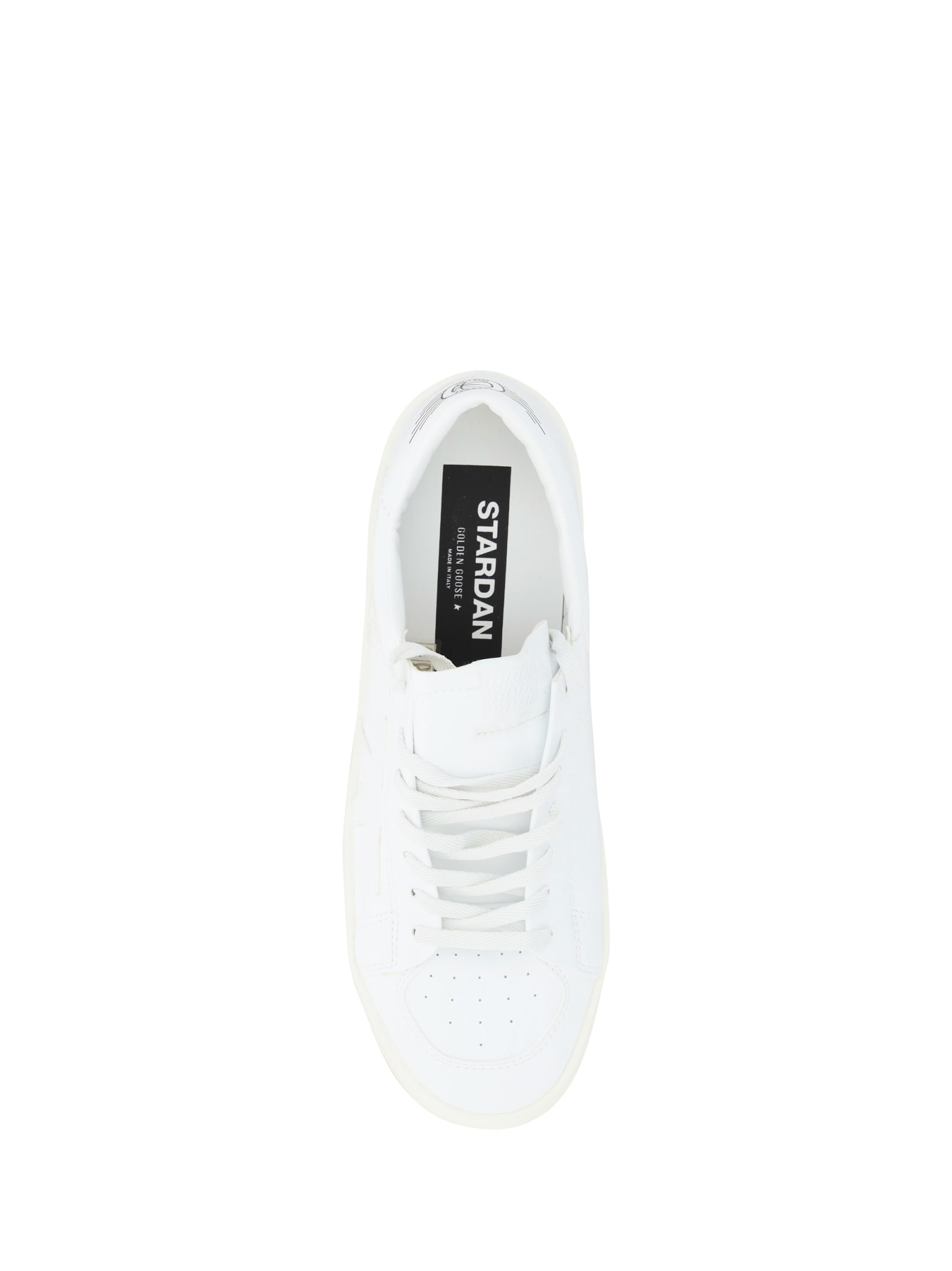 Shop Golden Goose Stardan Sneakers In White