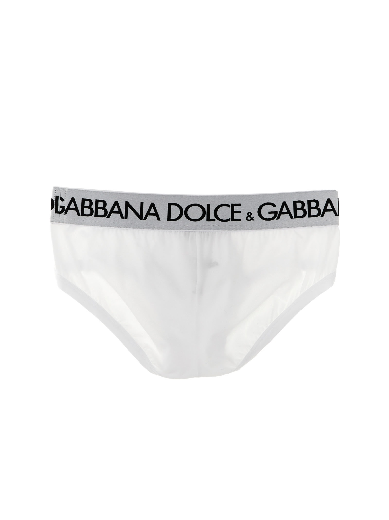 Shop Dolce & Gabbana Brando 2-pack Briefs In White