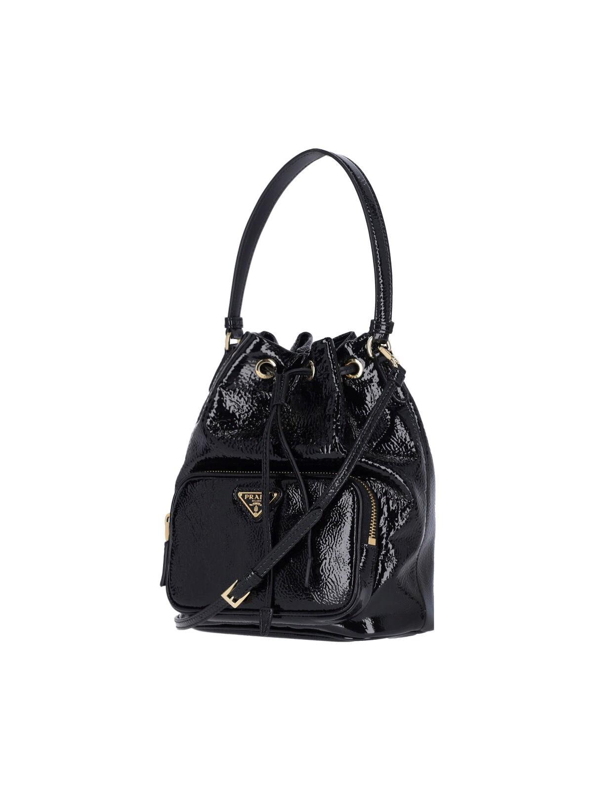 Prada Bucket Bags In Black