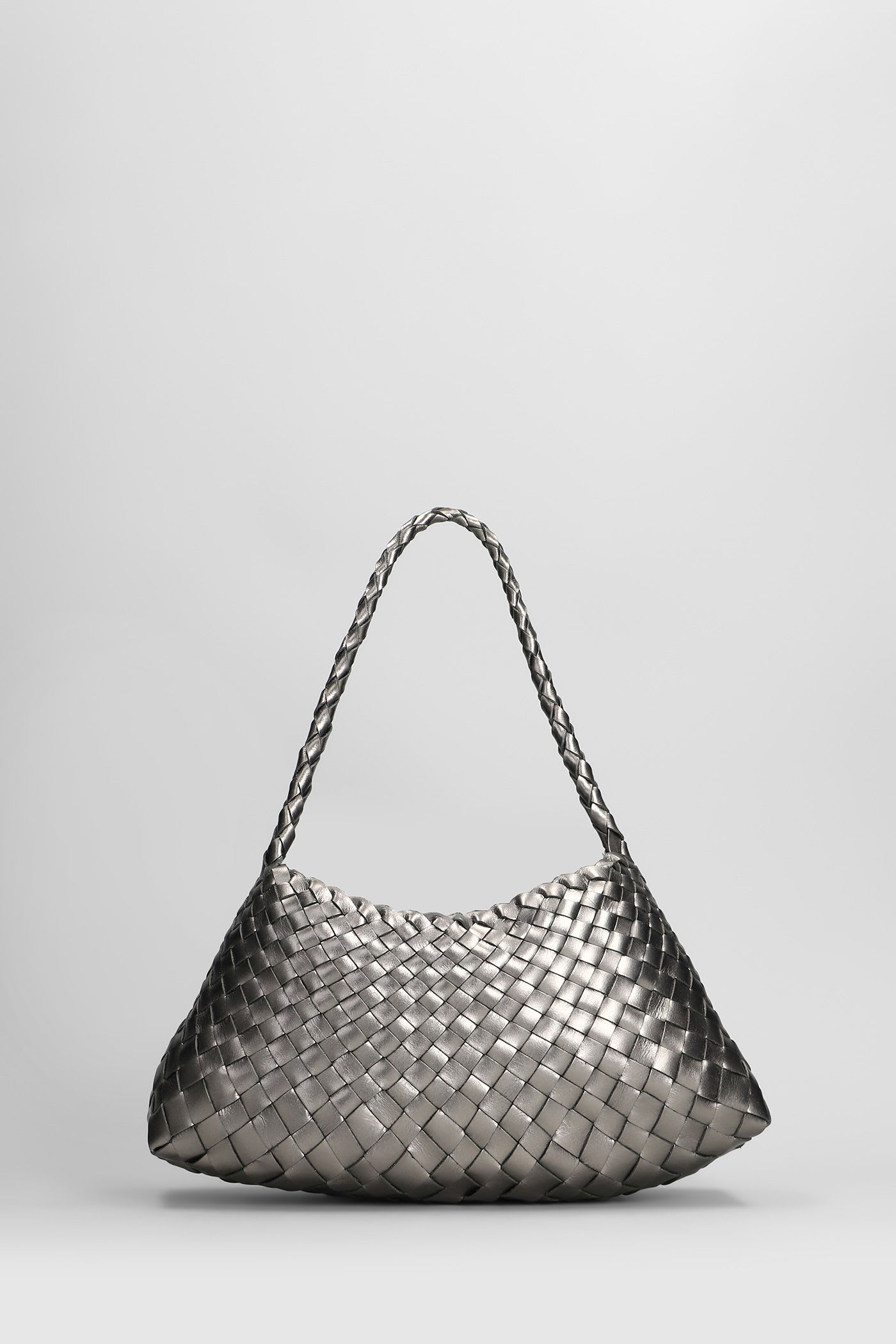 Rosanna Mini Hand Bag In Gunmetal Leather