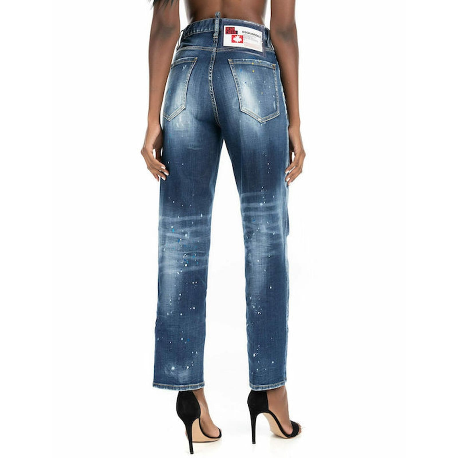 Shop Dsquared2 Dsquared Boston Denim Jeans In Blue