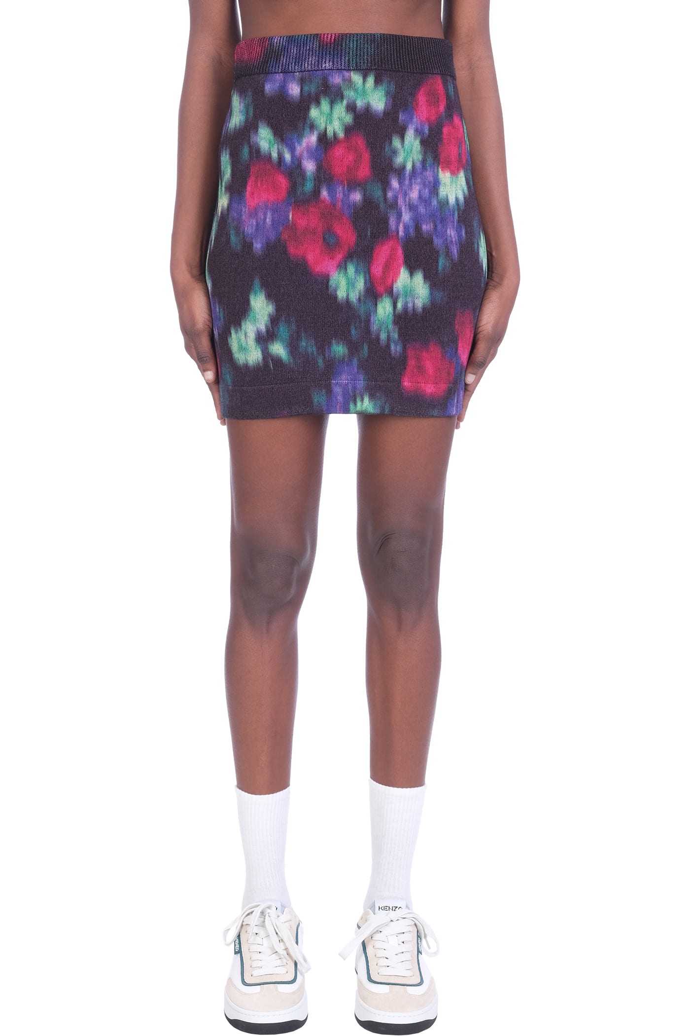 Kenzo Skirt In Multicolor Cotton