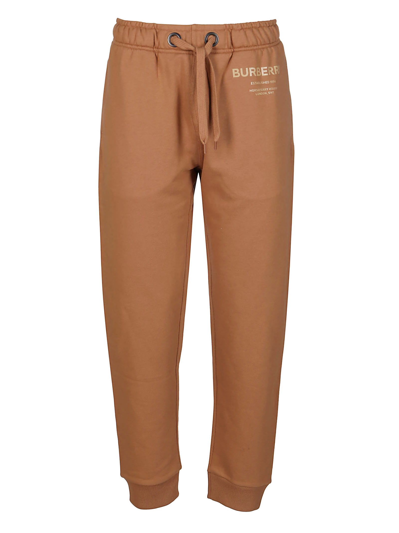 Burberry Brown Cotton Track Pants