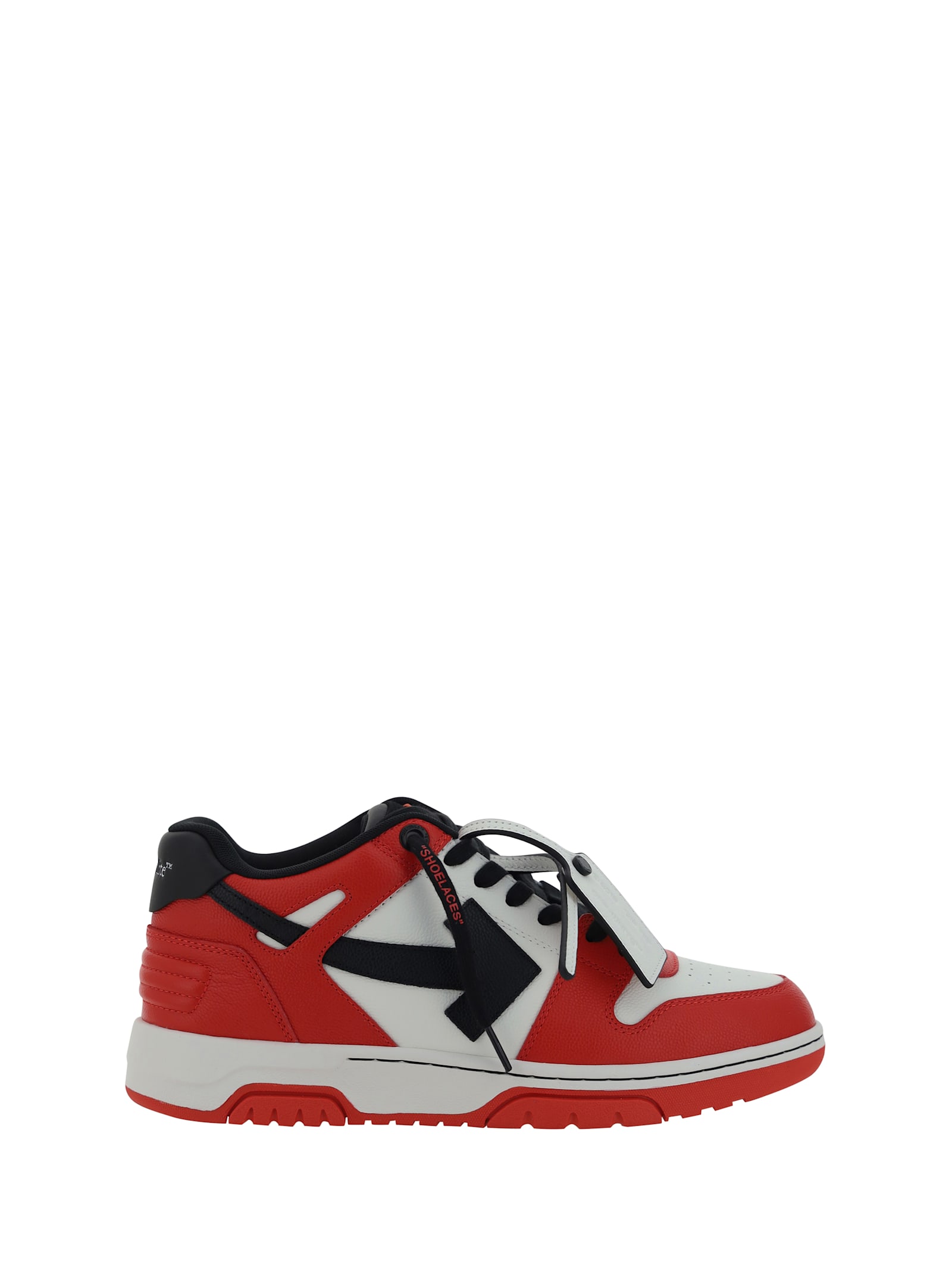 Shop Off-white Out Of Office Sneakers In Red Black