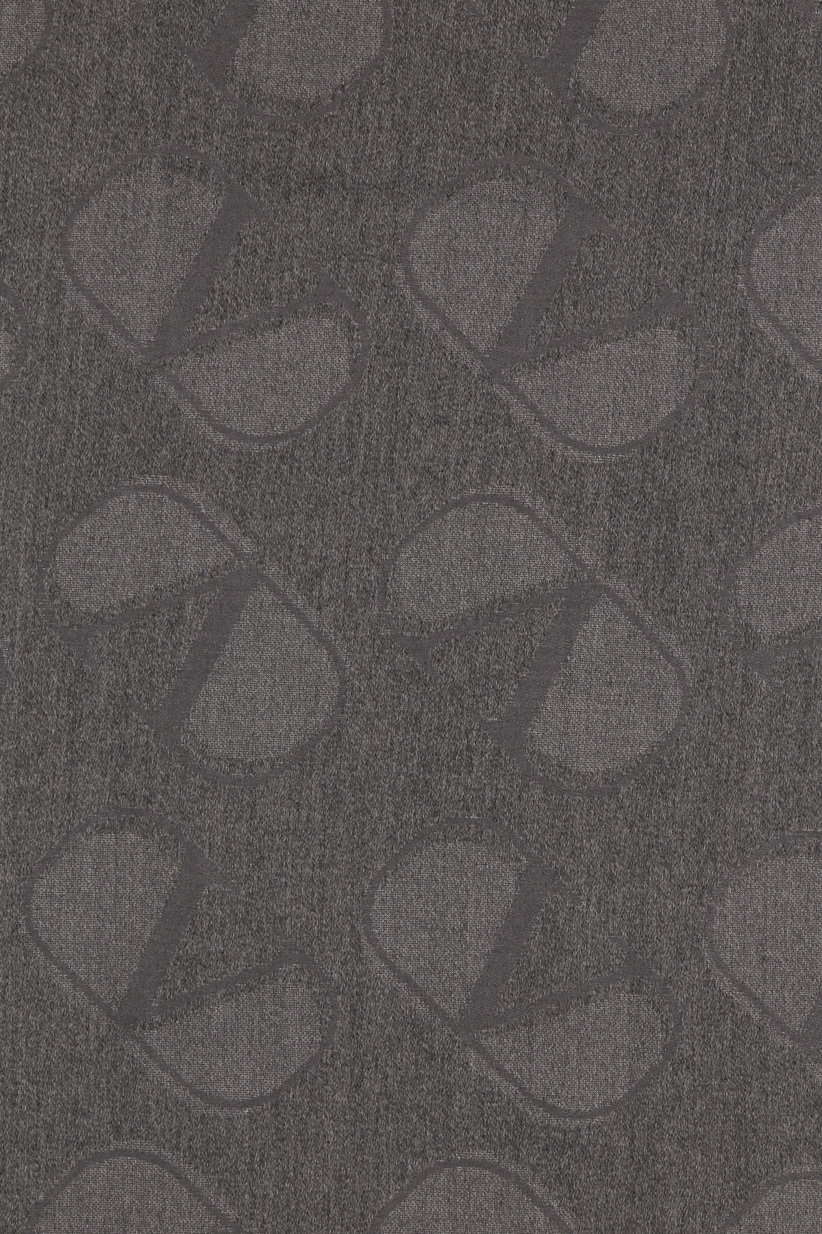 VALENTINO DARK GREY WOOL BLEND SCARF