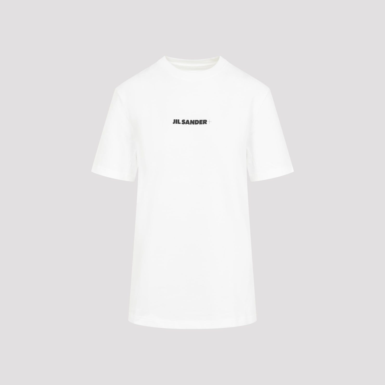 Shop Jil Sander Cotton T-shirt In Porcelain