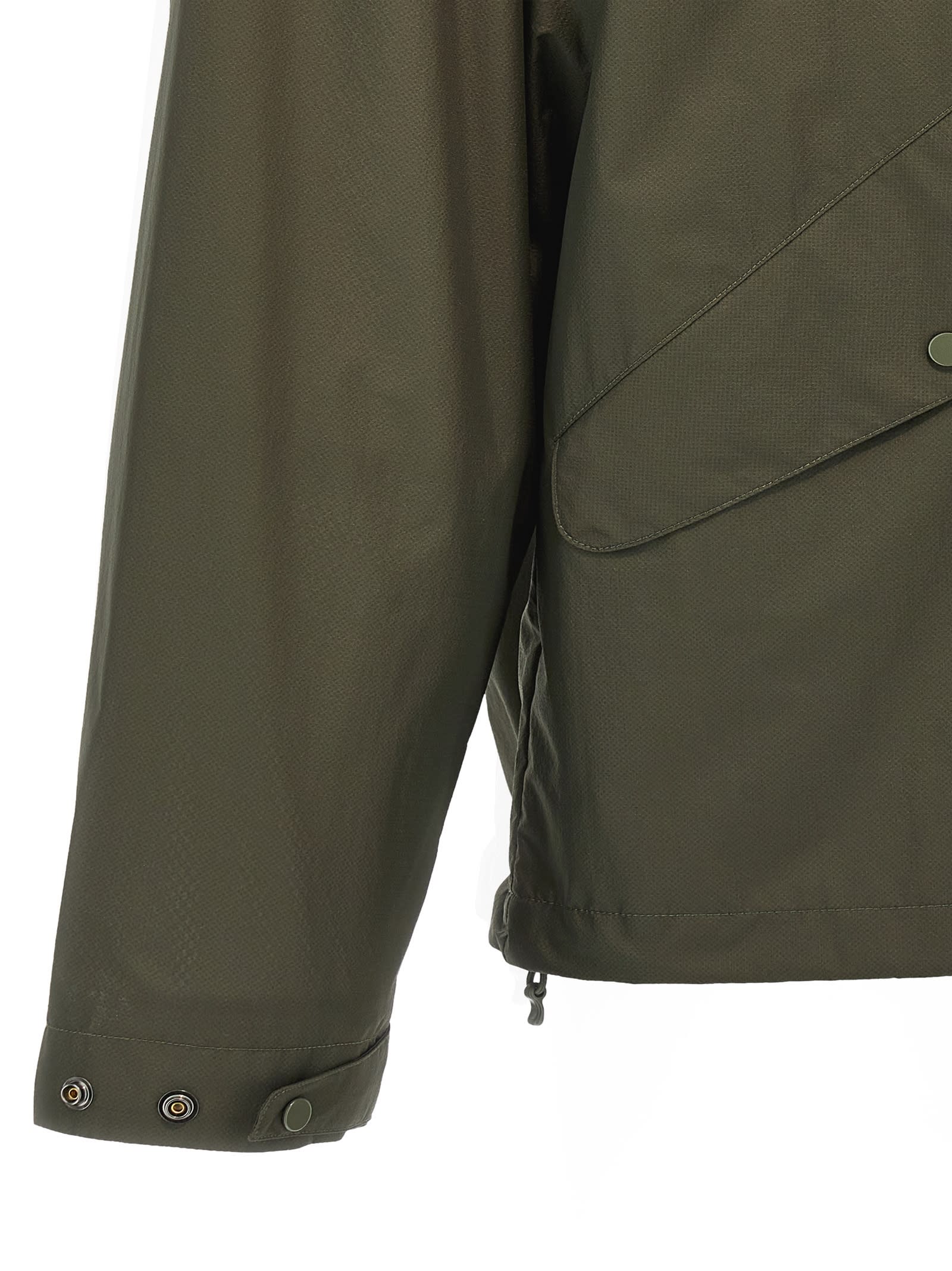 C.p. Company Metropolis Pertex Overshirt In Green