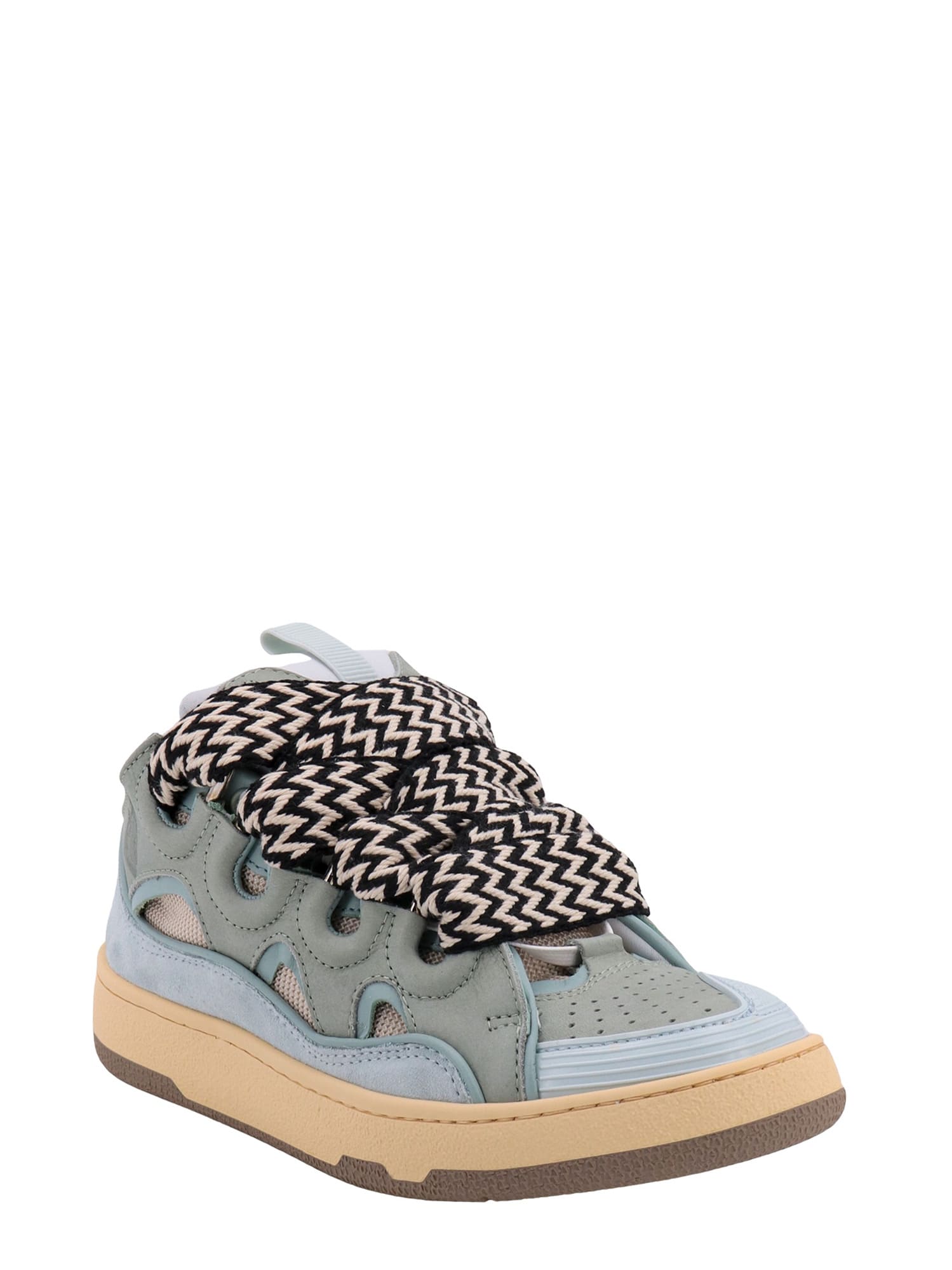 Shop Lanvin Crub Sneakers In Blue