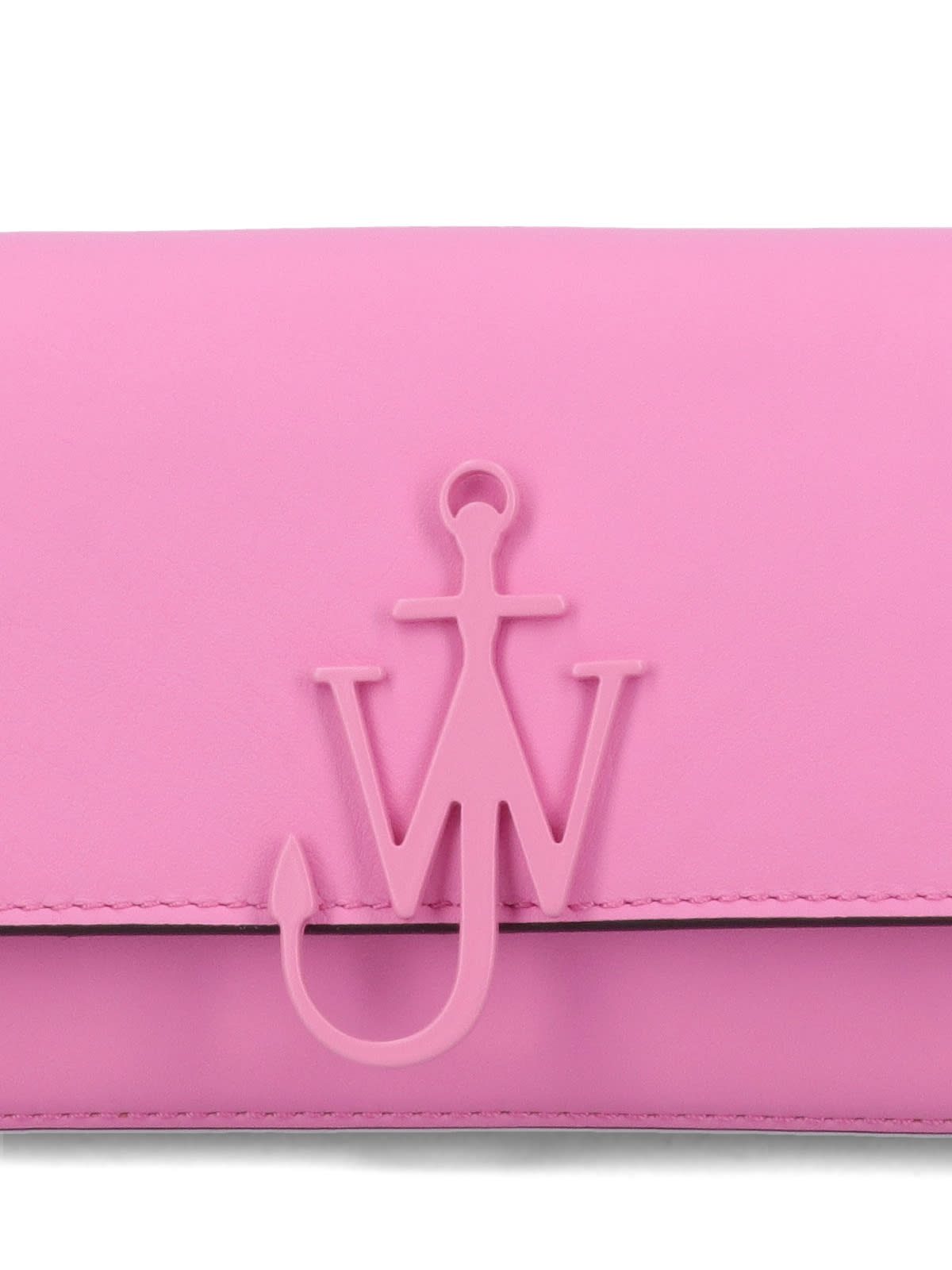 Shop Jw Anderson Chain Baguette Anchor Bag In Pink