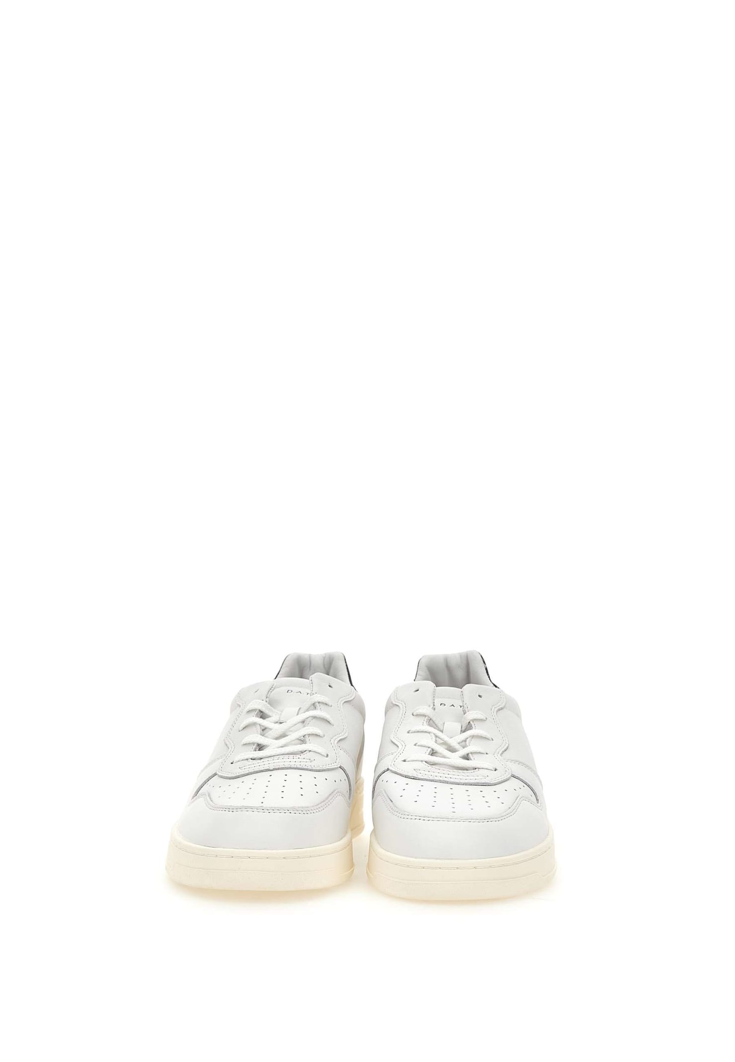 Shop Date Court Calf Sneakers In White