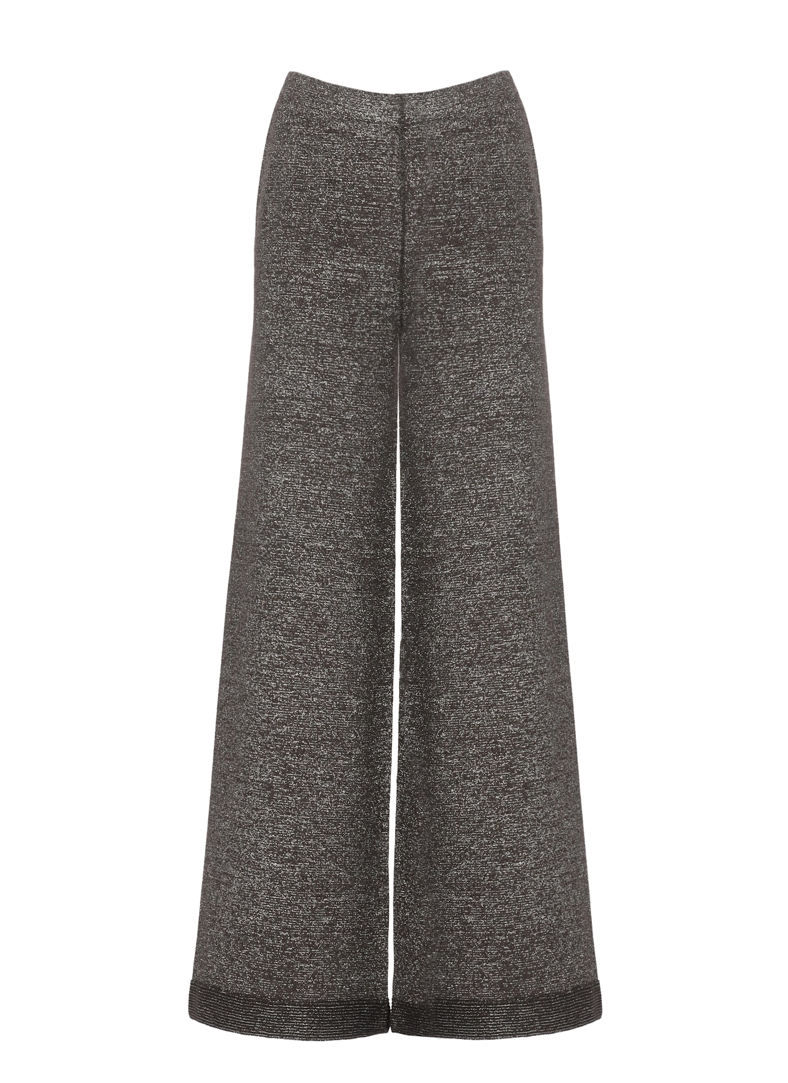 D Exterior Wool Pants In Gray