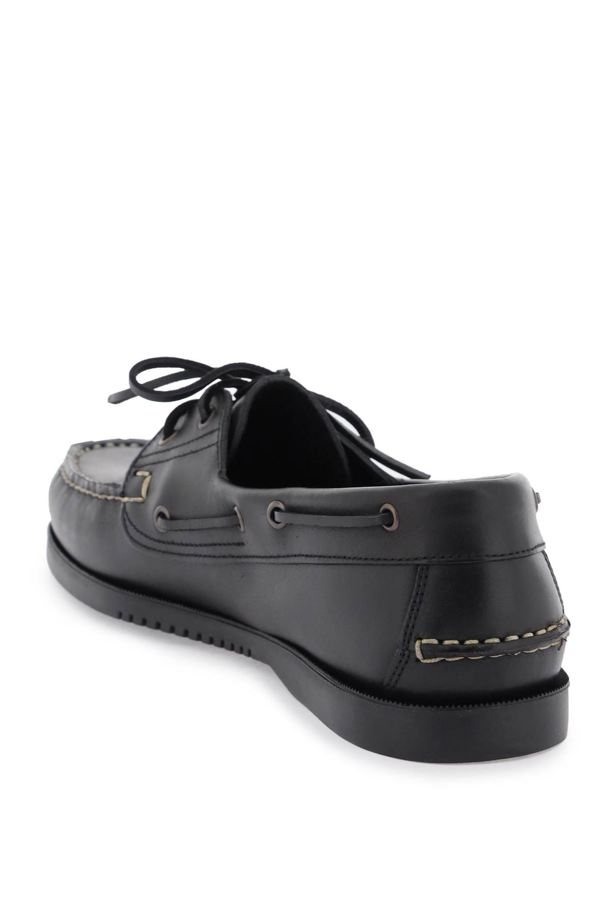 Paraboot Moccasin "barth" In Noire Lis Noir