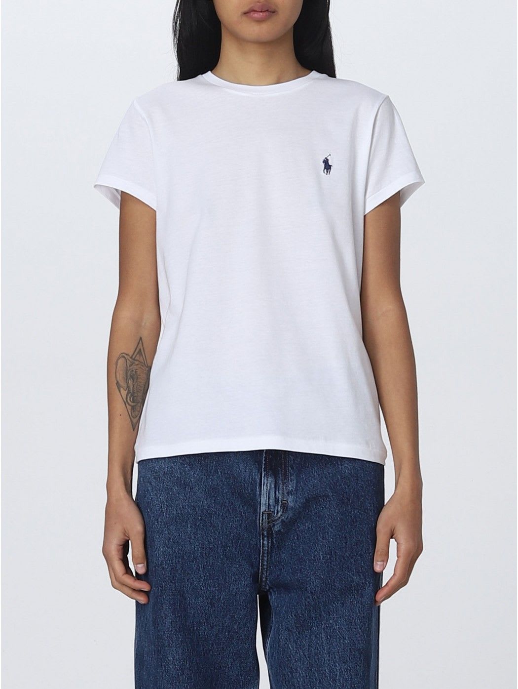 Shop Polo Ralph Lauren T-shirt In Bianco