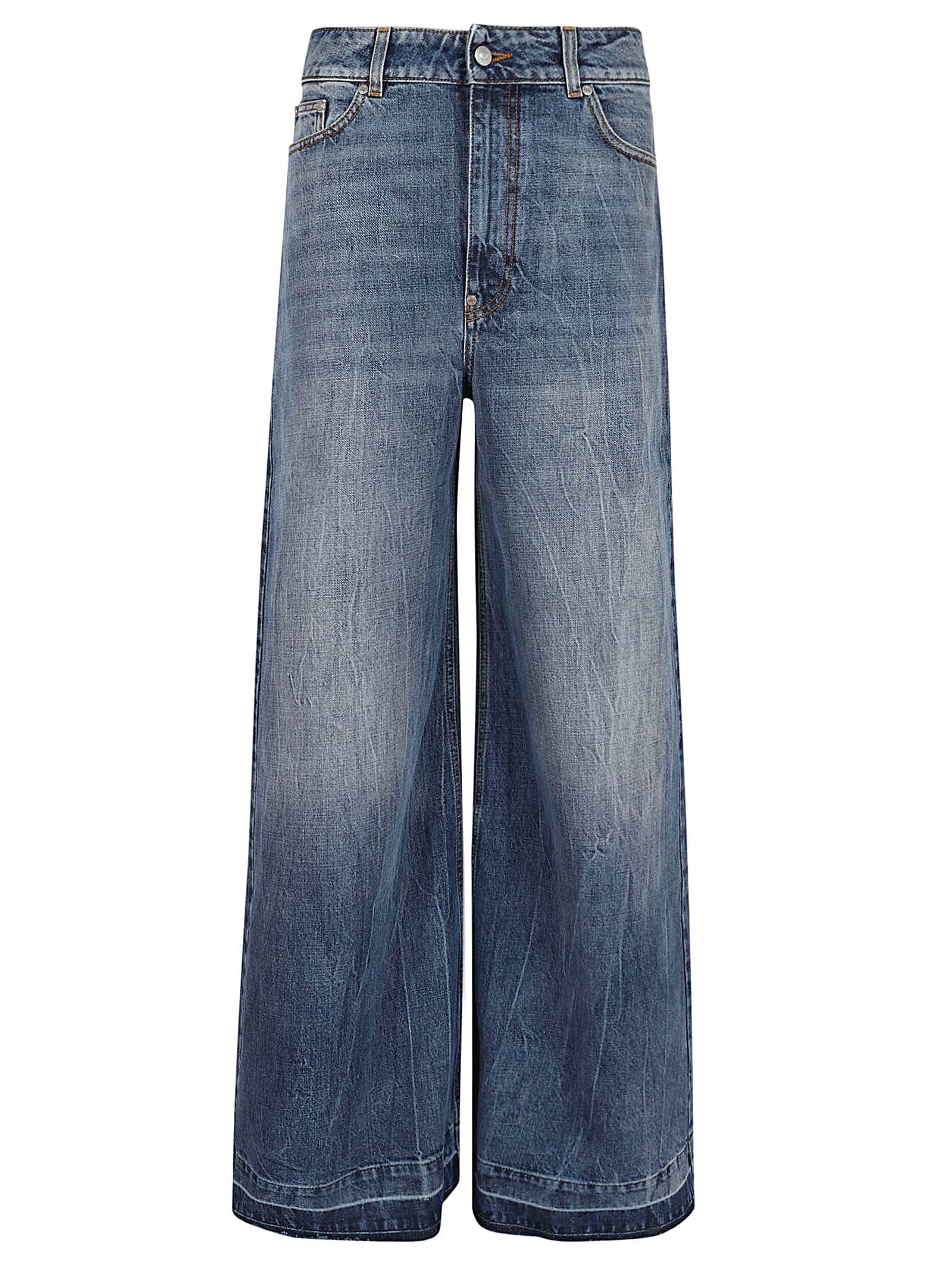 Shop Stella Mccartney Mid Blue Vintage Jeans