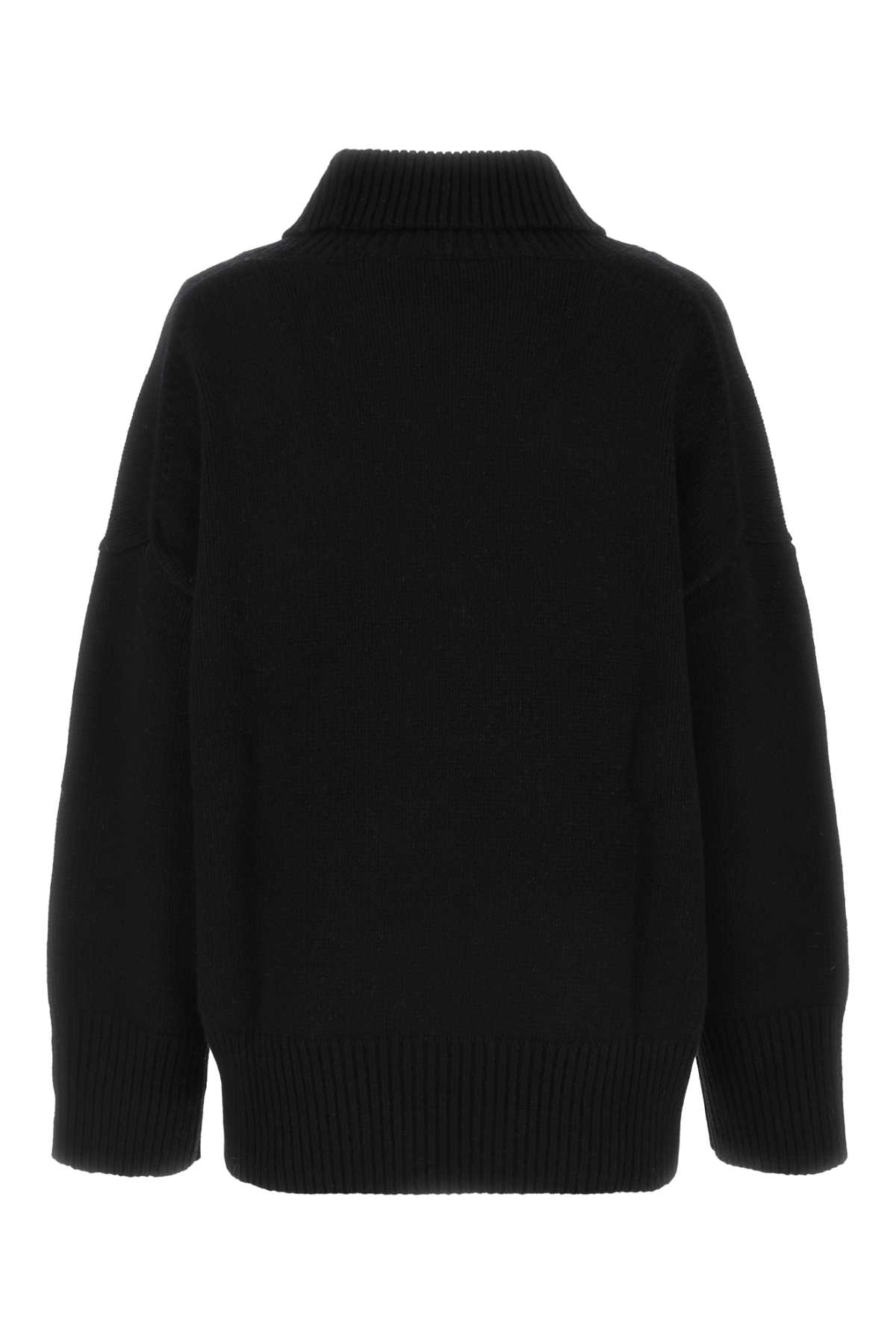Chloé Black Cashmere Oversize Sweater In 001