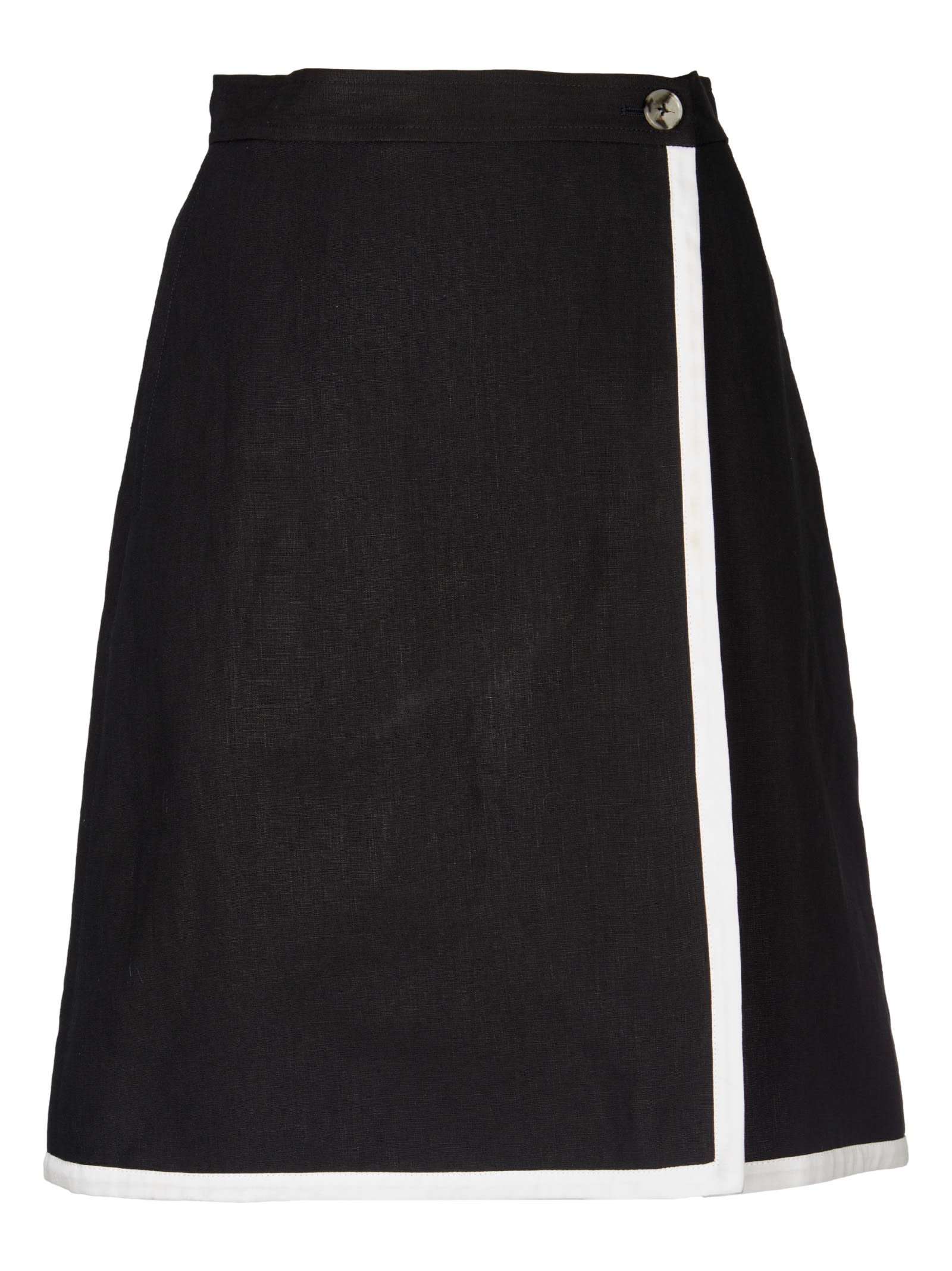 Shop Paul Smith Skirt In Black