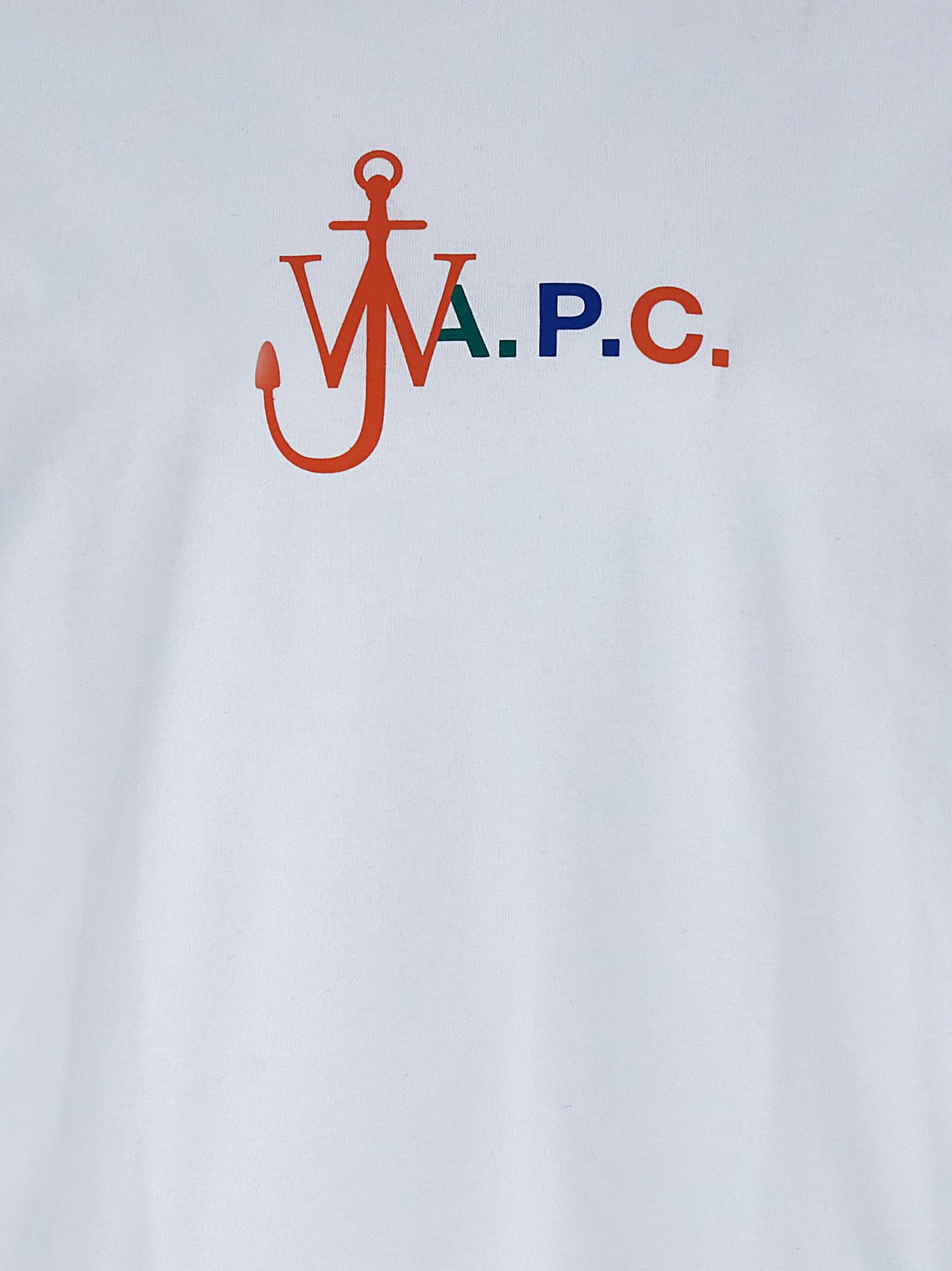 Shop Apc T-shirt A.p.c. X Jw Anderson In White