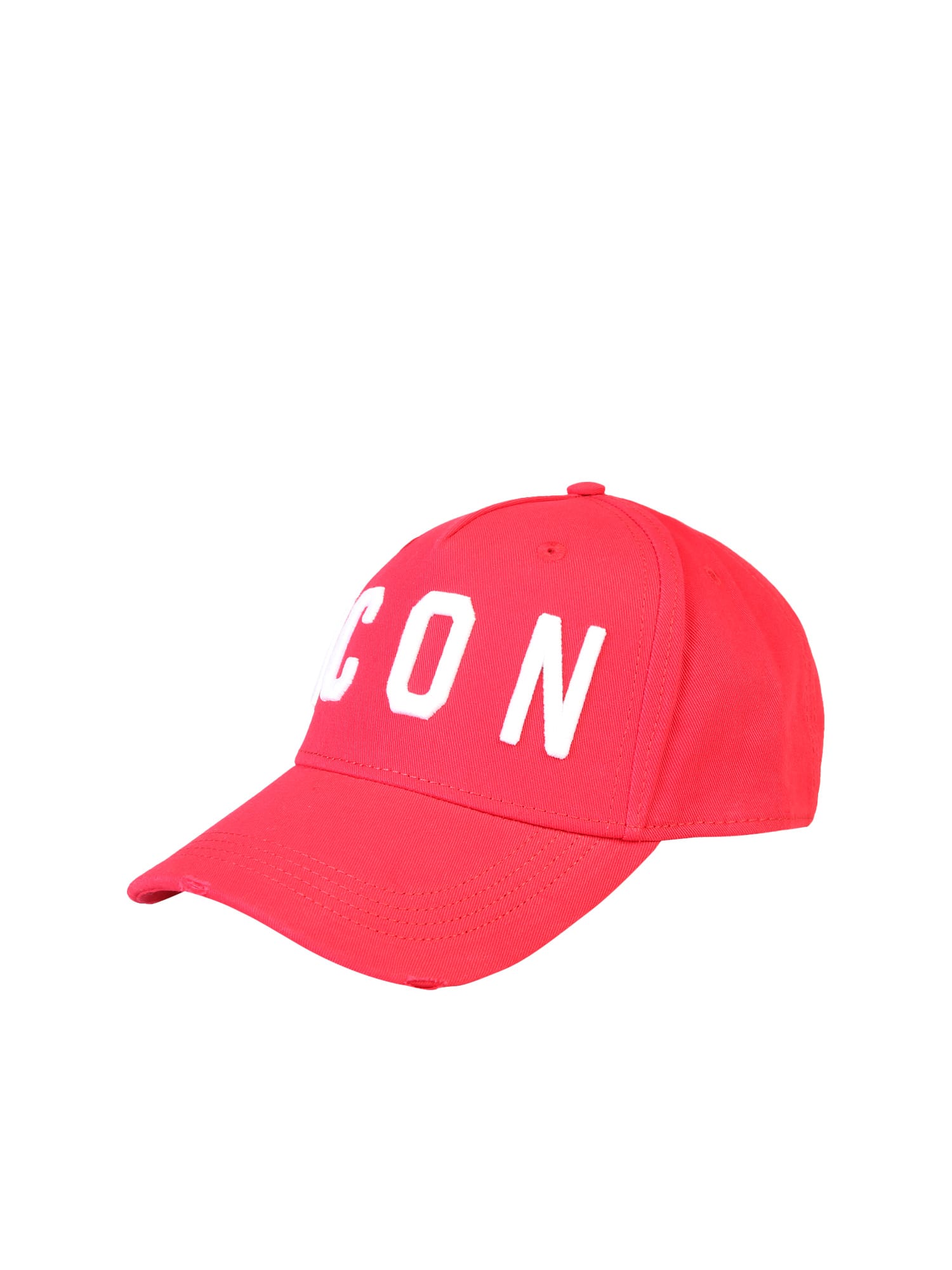 Shop Dsquared2 Red And White Icon Hat