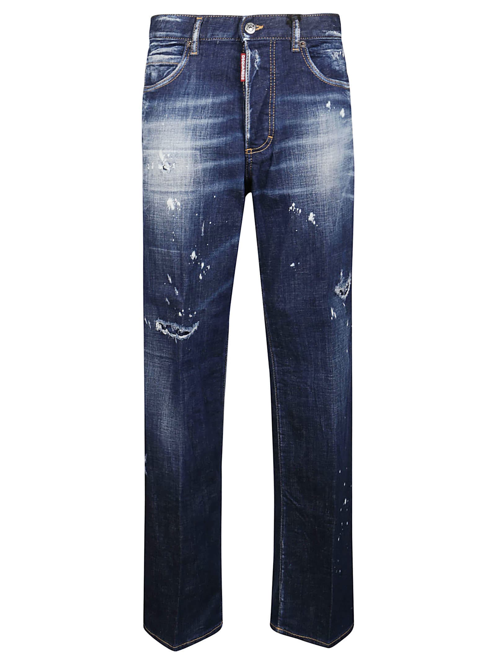 Dsquared2 San Diego Jeans In Blue Navy