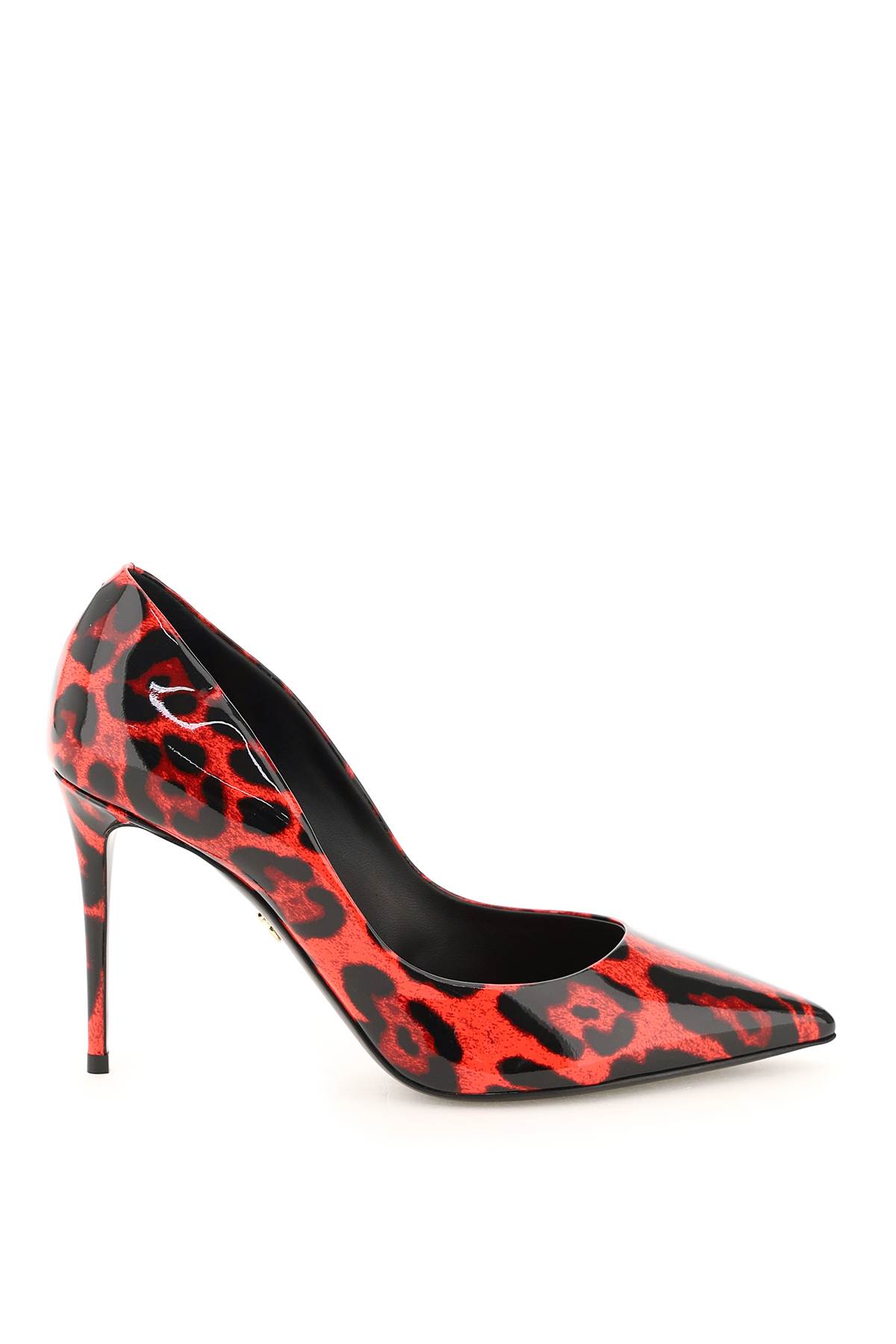 Dolce & Gabbana Printed Patent Leather Pumps