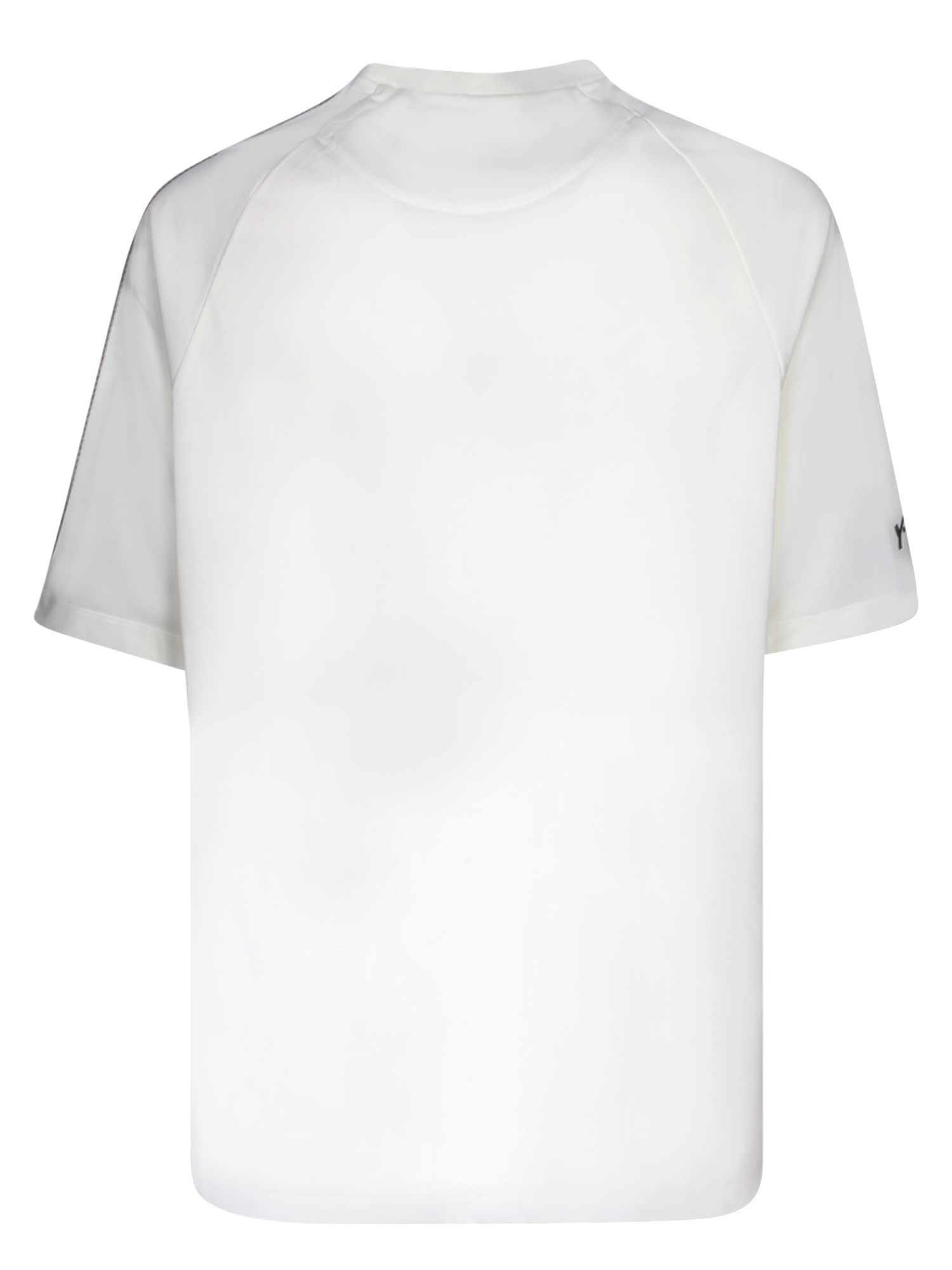 Shop Y-3 Adidas  3s White T-shirt
