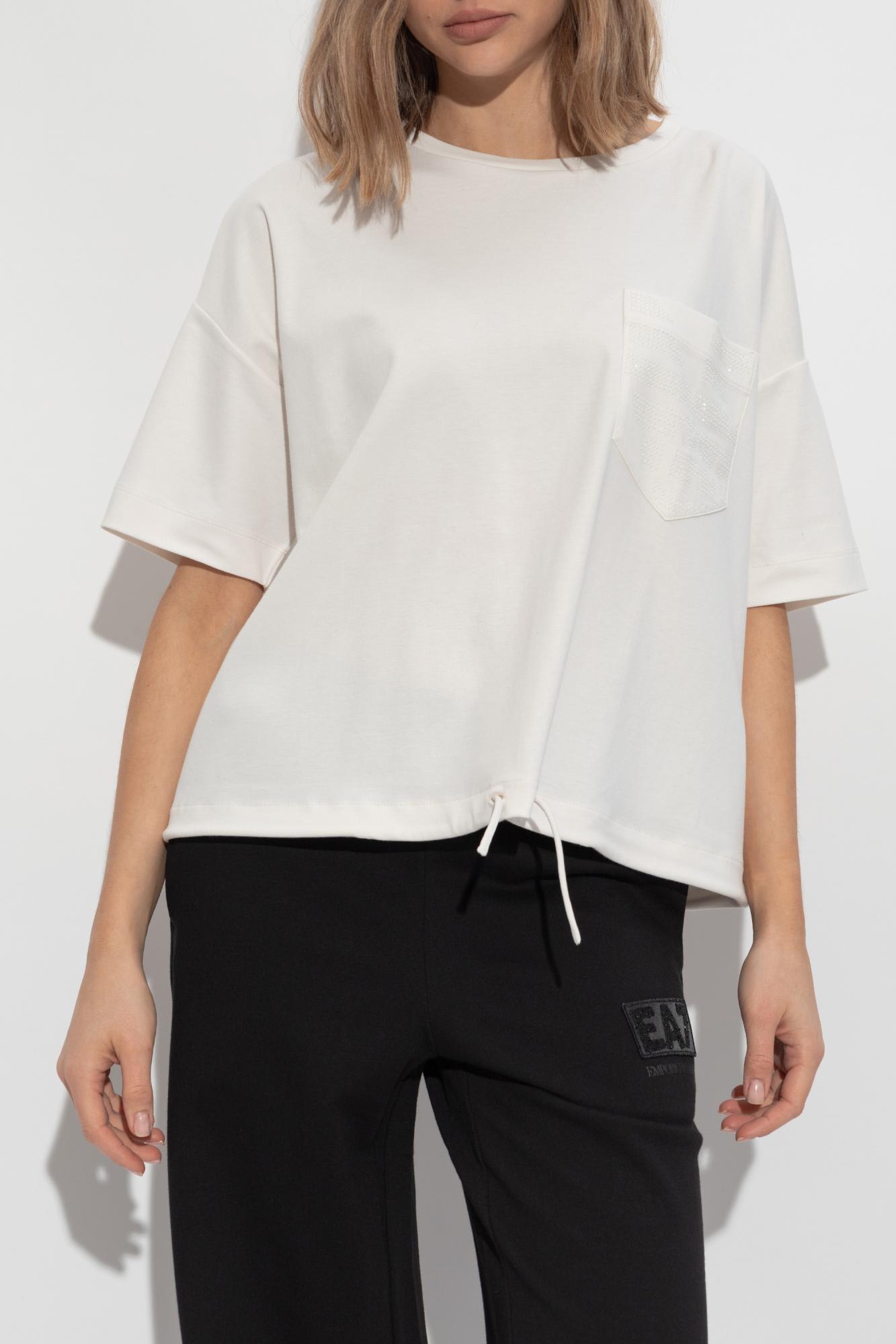 EMPORIO ARMANI EMPORIO ARMANI T-SHIRT FROM THE SUSTAINABILITY COLLECTION