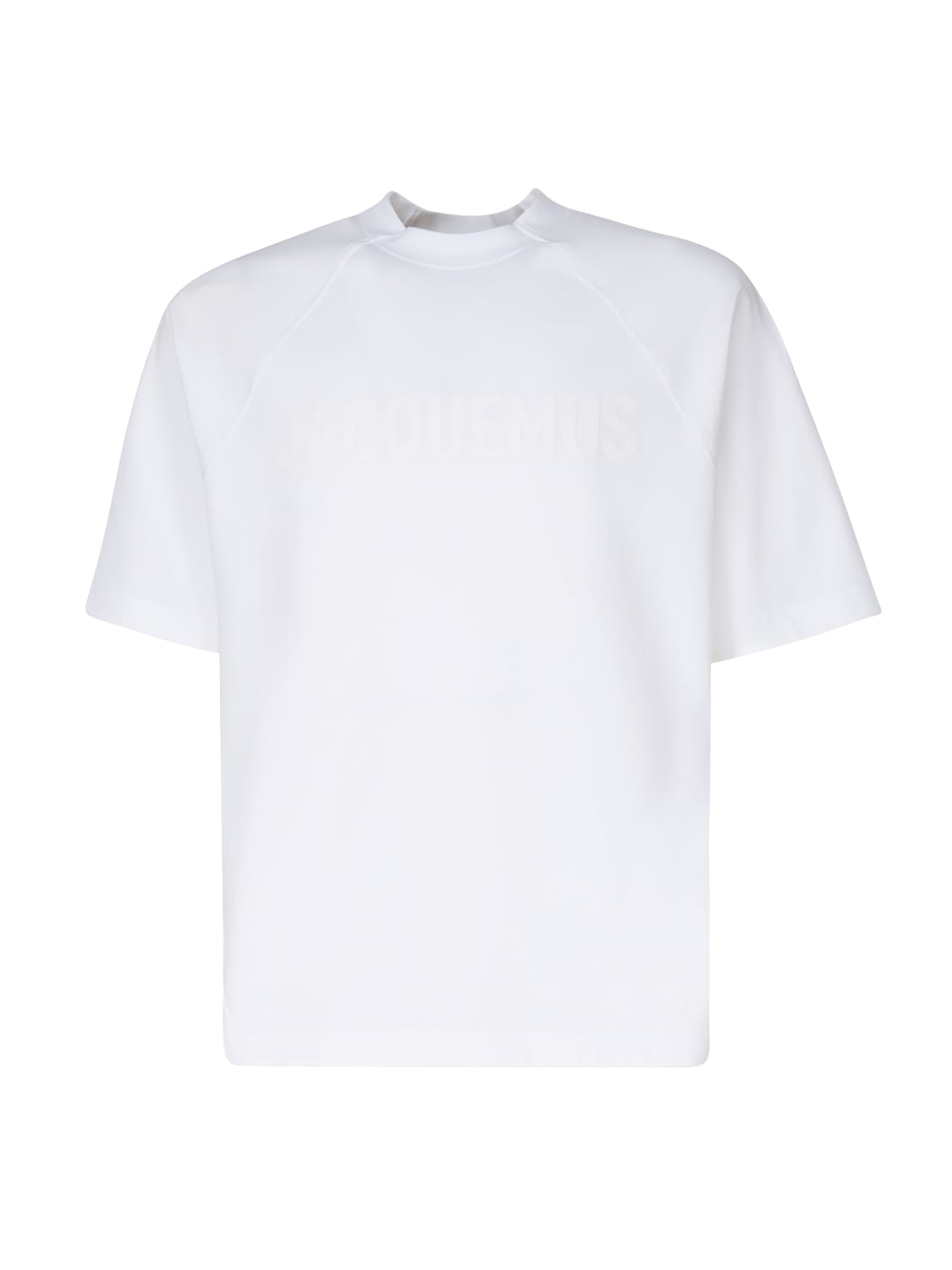 Shop Jacquemus Typo T-shirts In White