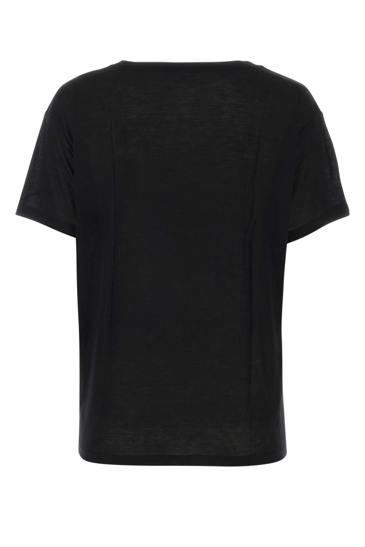 Shop Baserange Black Bamboo Tolo T-shirt