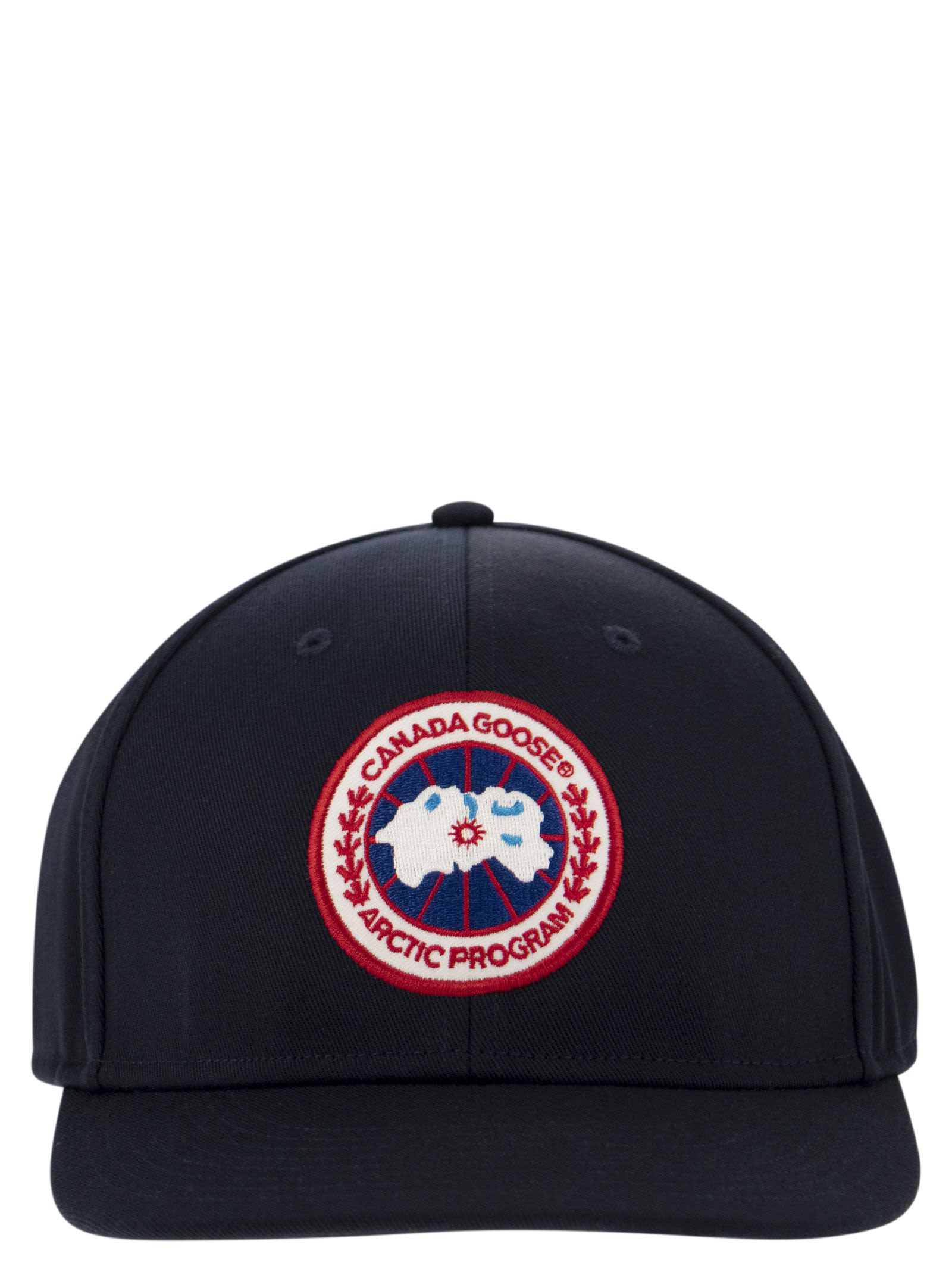Shop Canada Goose Adjustable - Hat With Visor In Navy