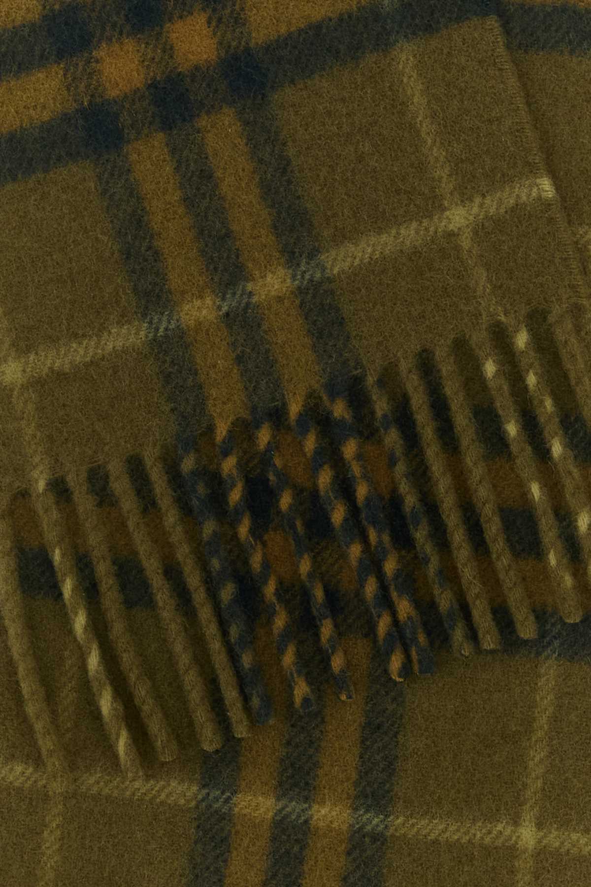 BURBERRY EMBROIDERED CASHMERE SCARF 