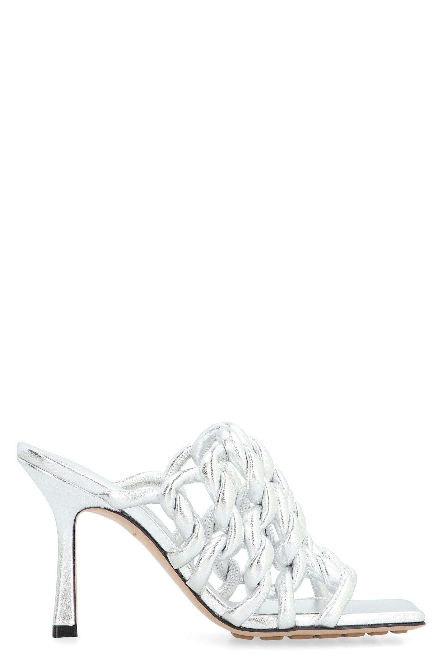 Bottega Veneta Leather Stretch Sandal