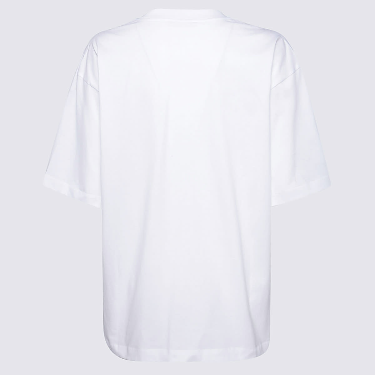 Shop Marni White Cotton T-shirt In Lily White