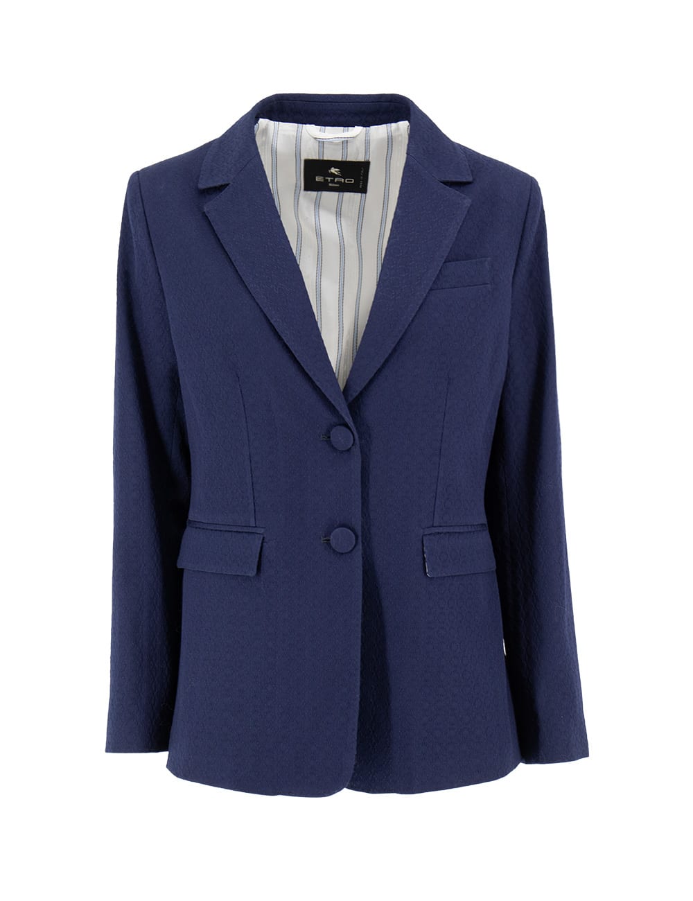 Shop Etro Jacket In Blu