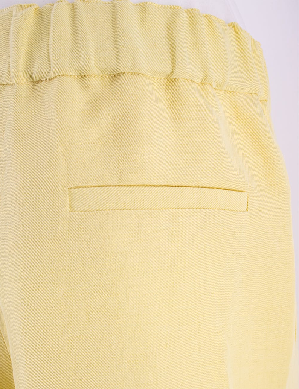 Shop Fabiana Filippi Trousers In Yellow