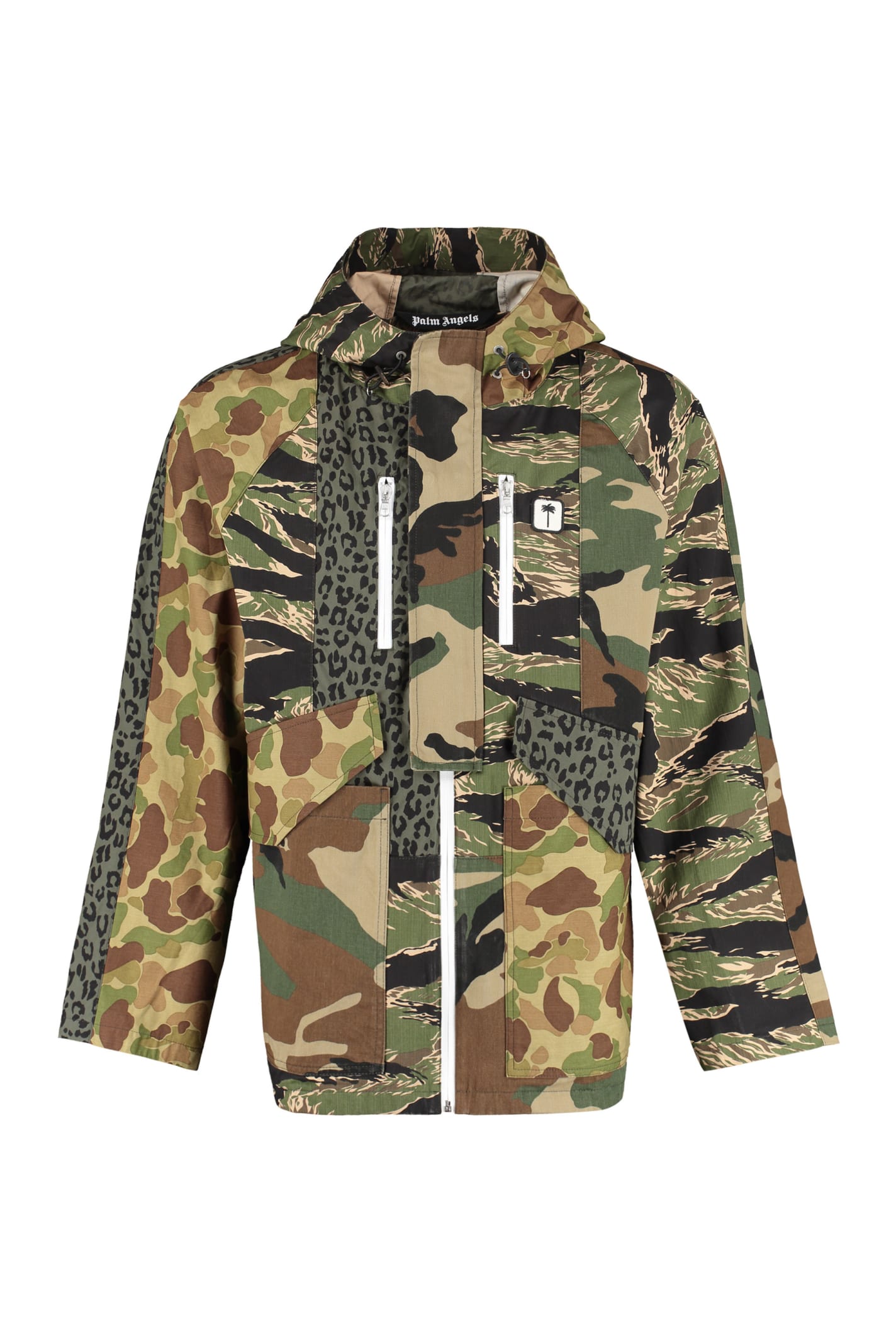 Palm Angels Hooded Cotton Parka