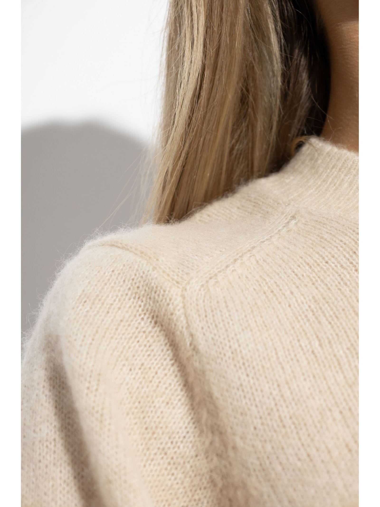 Shop Isabel Marant Beige Lusia Sweater