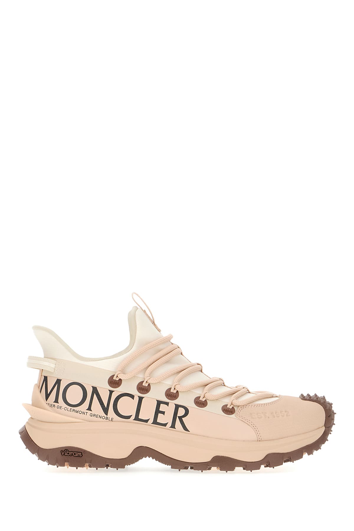 Moncler Two-tone Tech Fabric Trailgrip Lite 2 Sneakers In Pink