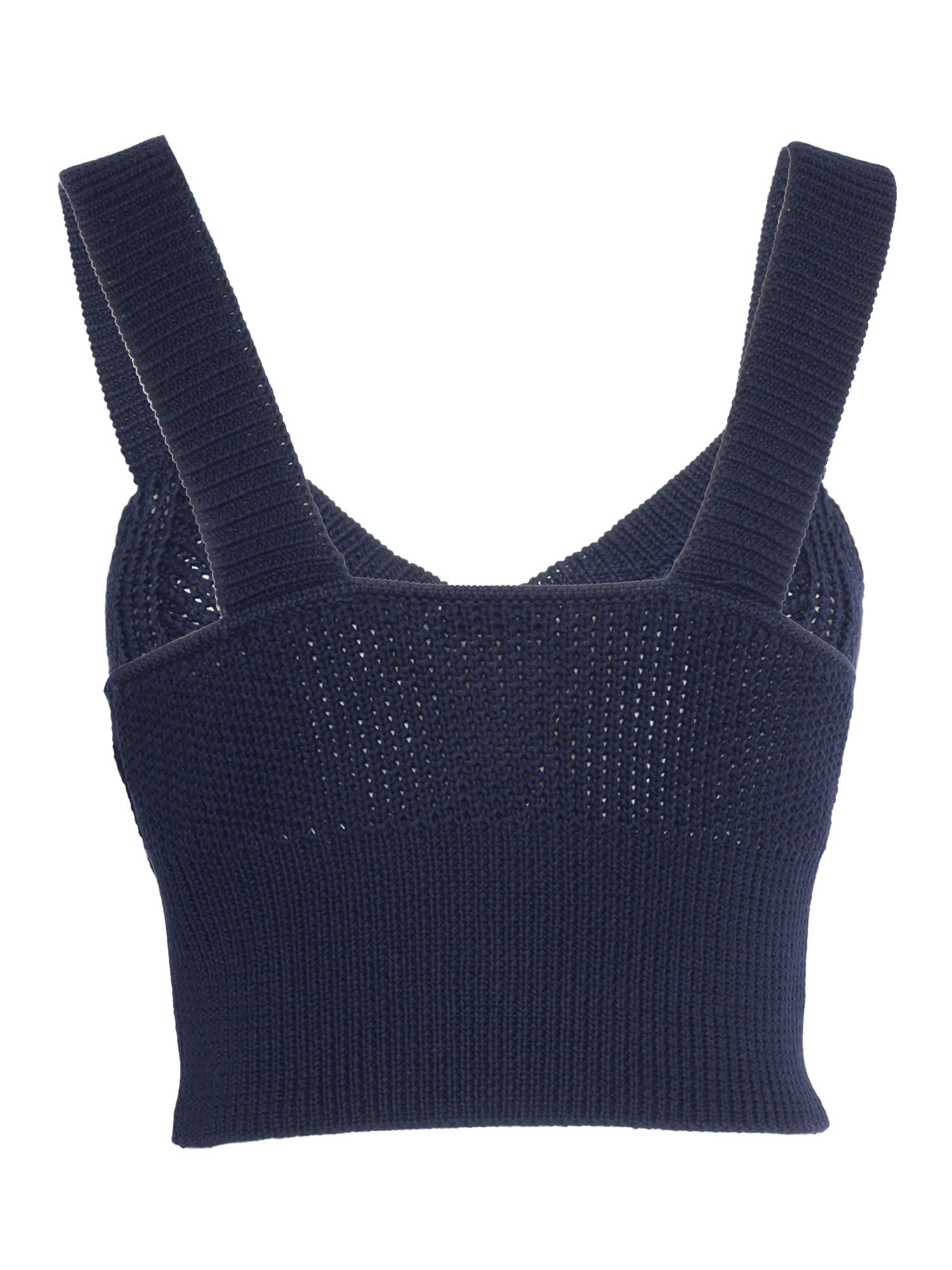 Shop Ballantyne Perforated Blue Top