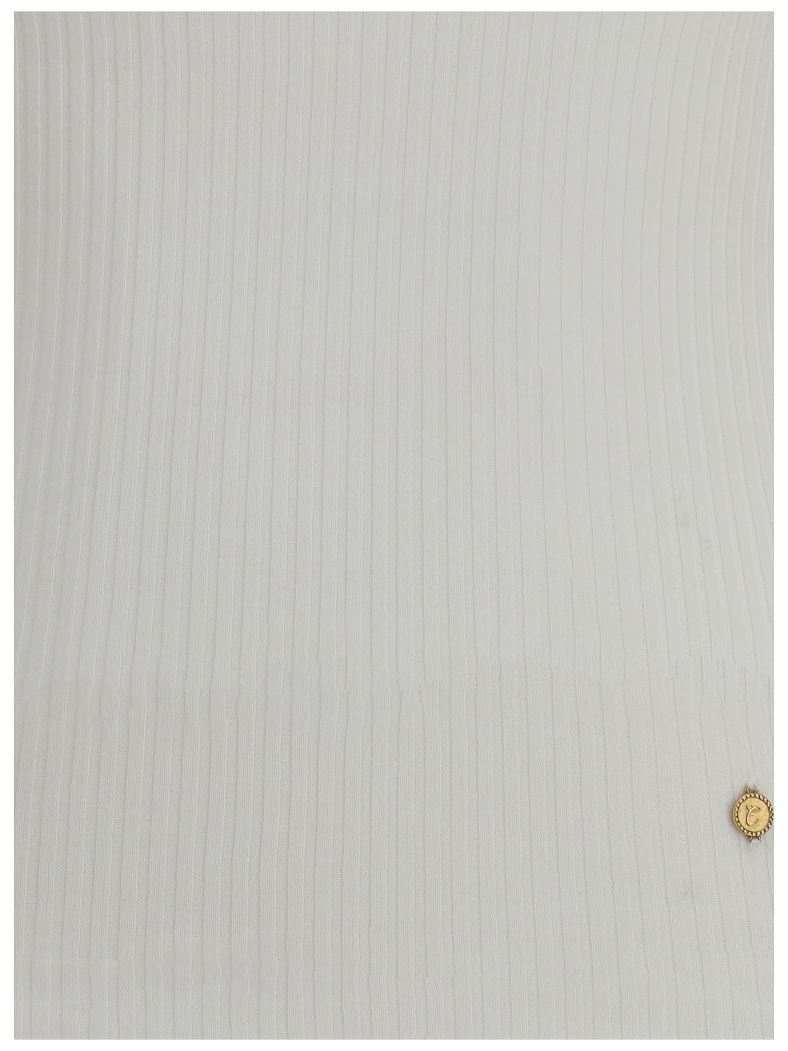 Chloé Women Cotton Tank Top In White