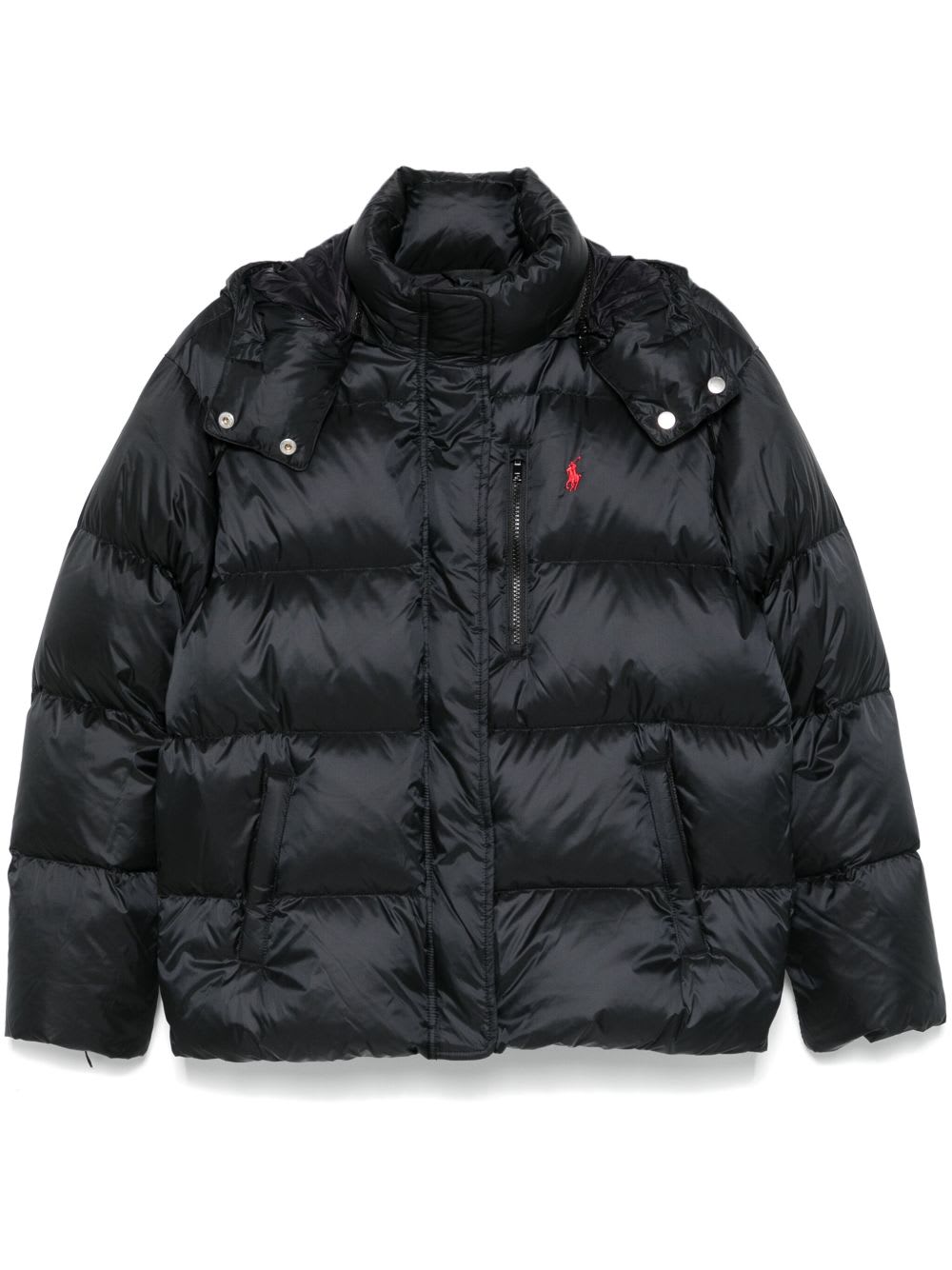 Ralph Lauren Polo Quilted Down Jacket In Black