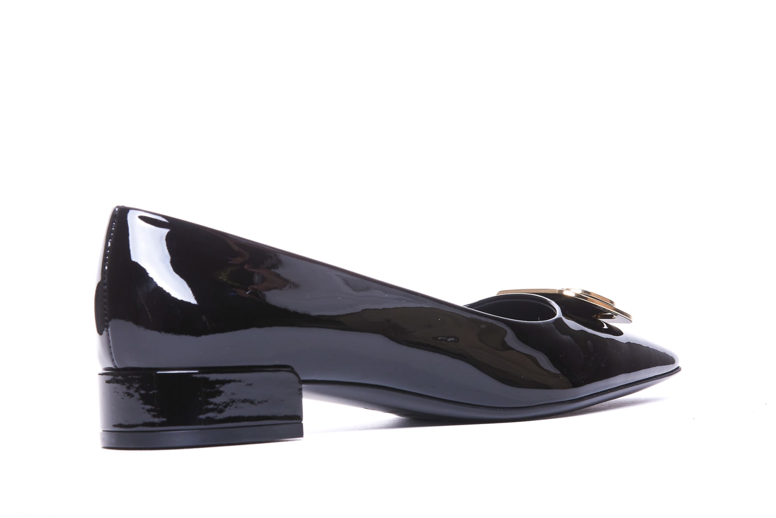 Shop Ferragamo Venera Pumps In Black