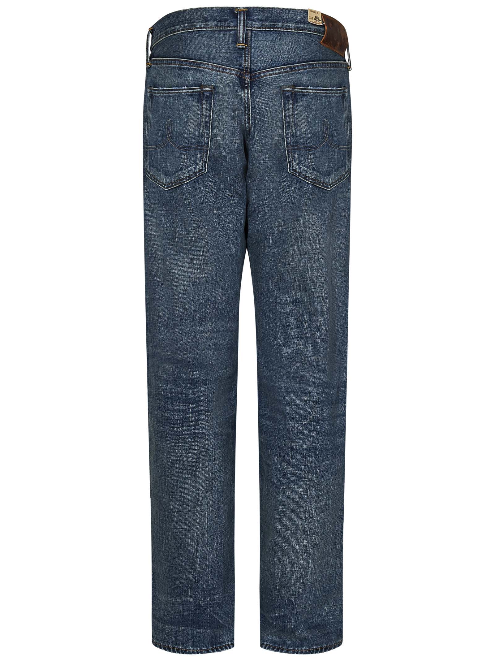 Shop Ralph Lauren Straight Fit Hillsview Jeans In Blue